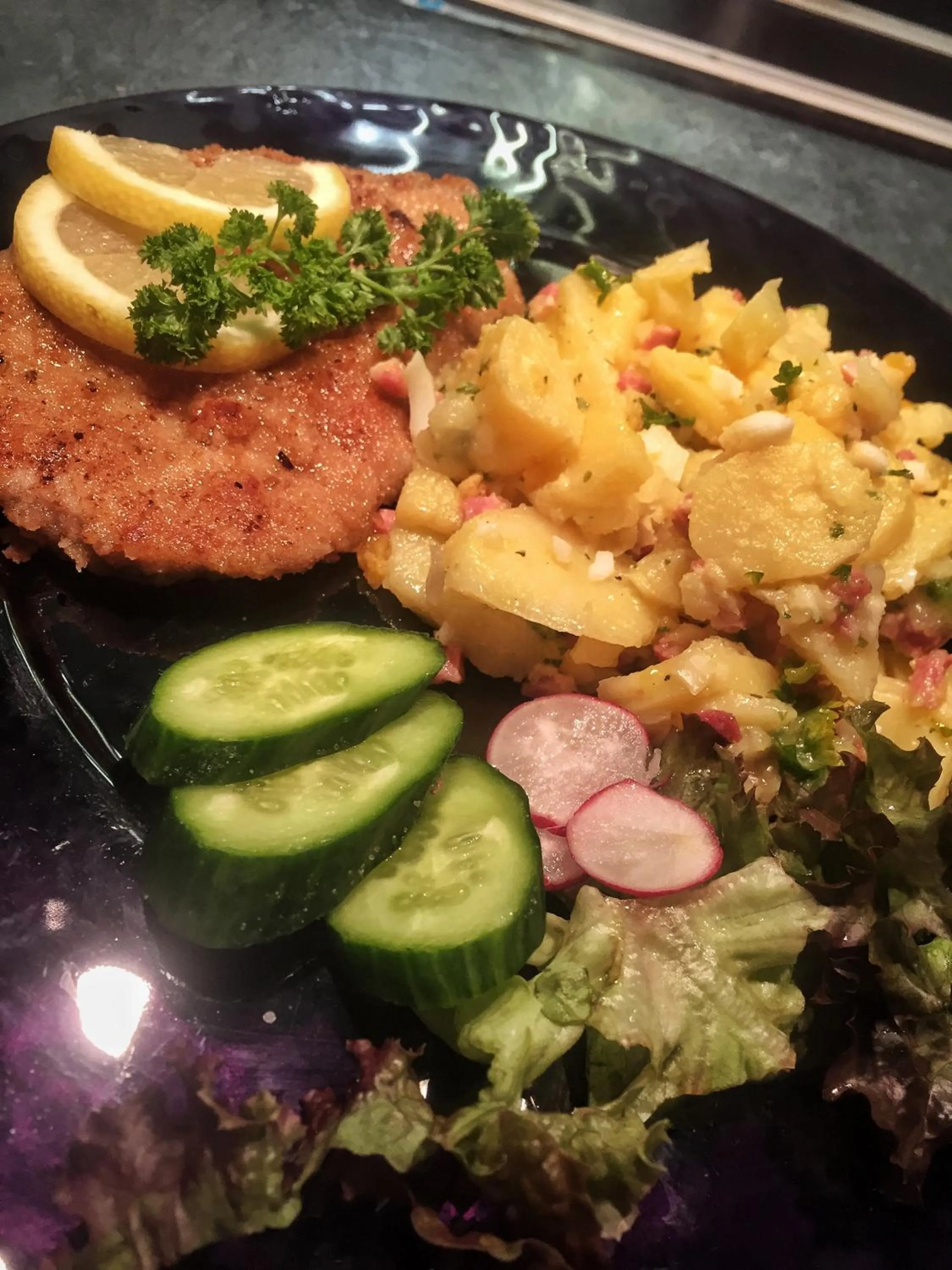 Food close-up in Hotel Restaurant Bürgerstube