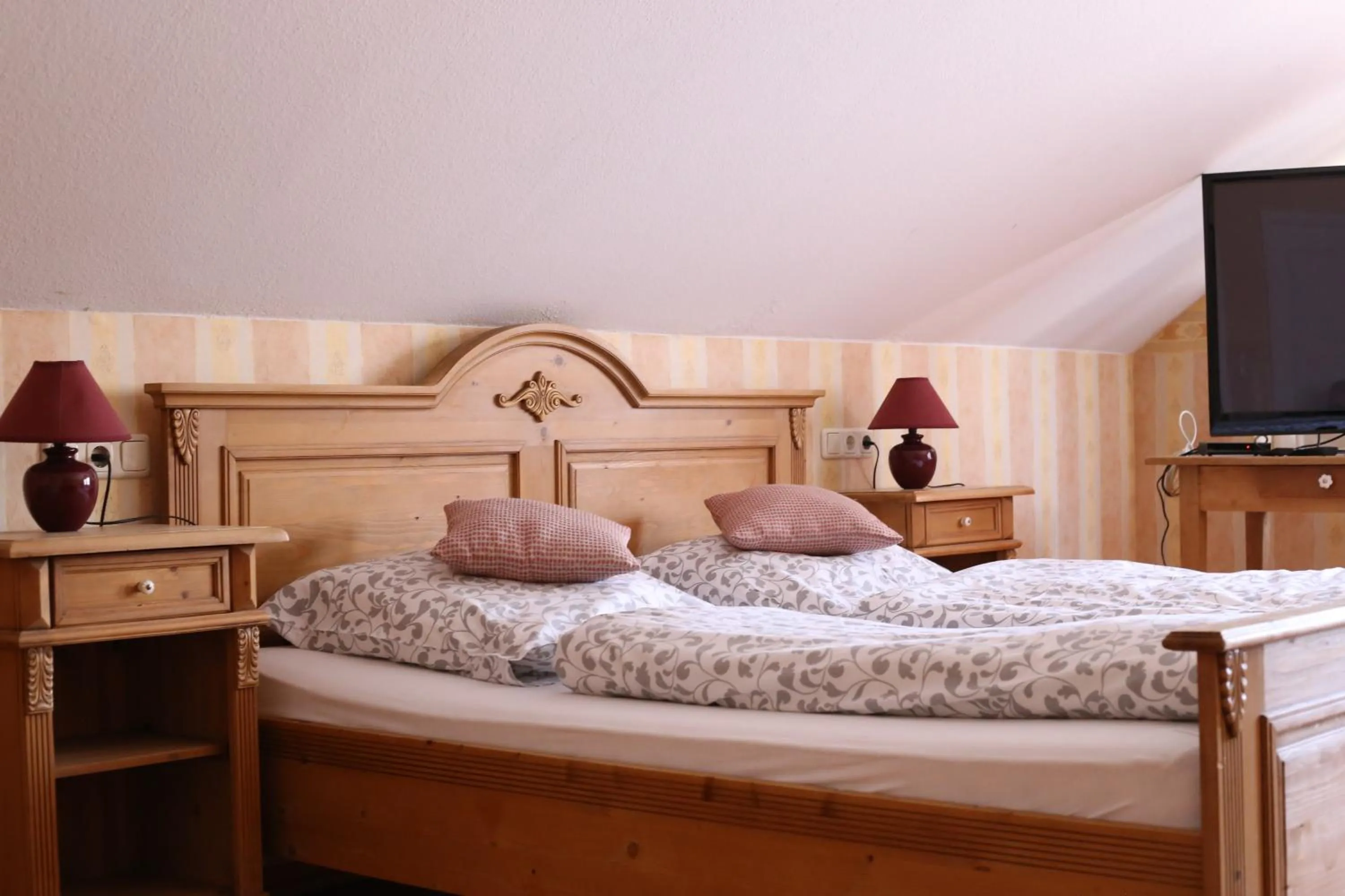 Bed in Hotel Restaurant Bürgerstube