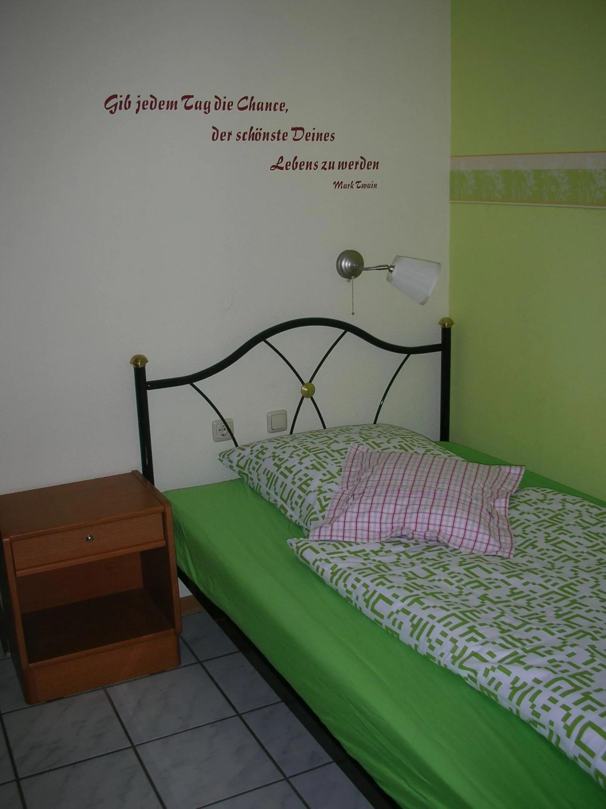 Bed in Hotel Restaurant Bürgerstube