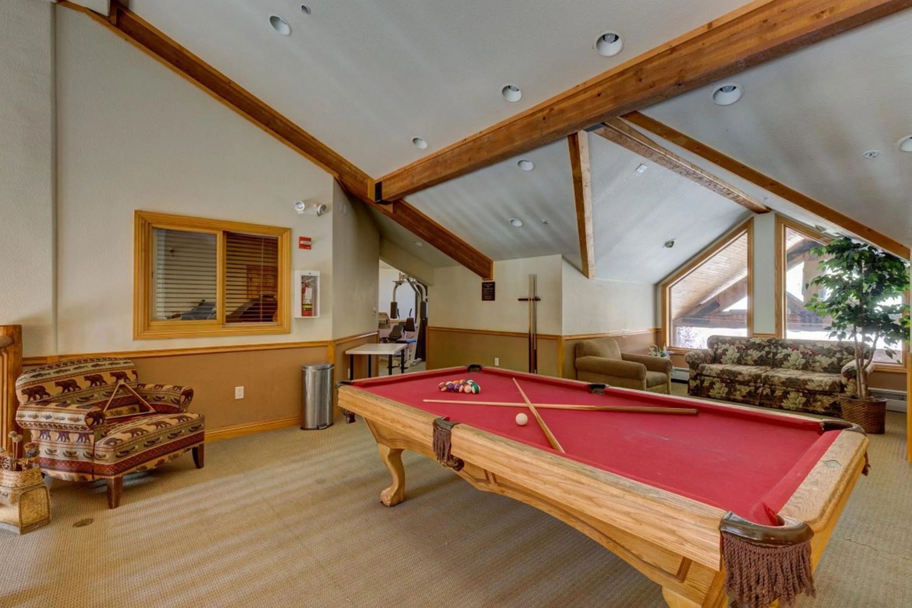 Billiard in Hidden River Lodge by Summit County Mountain Retreats