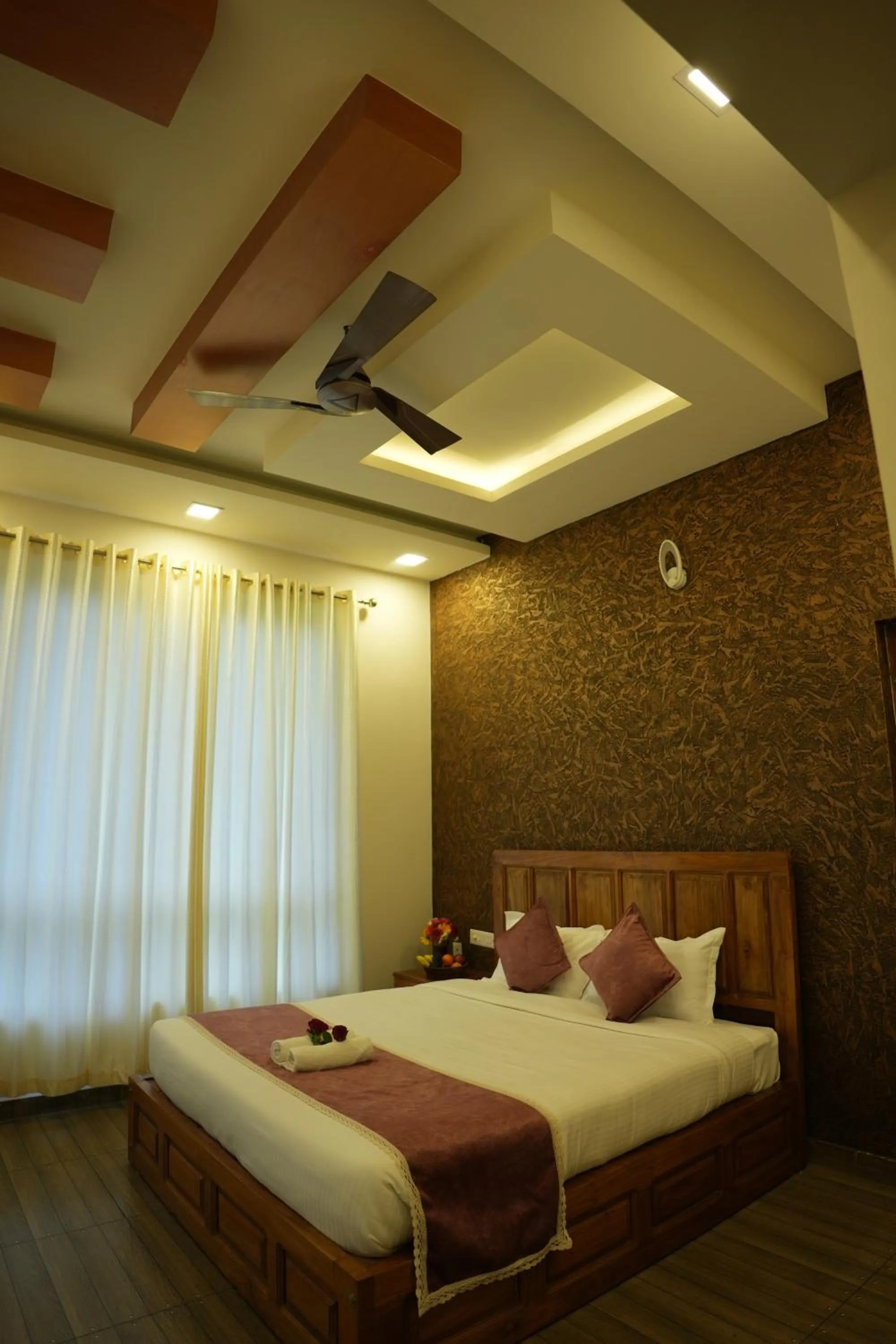 Bed in Vaga Mist Resort Vagamon