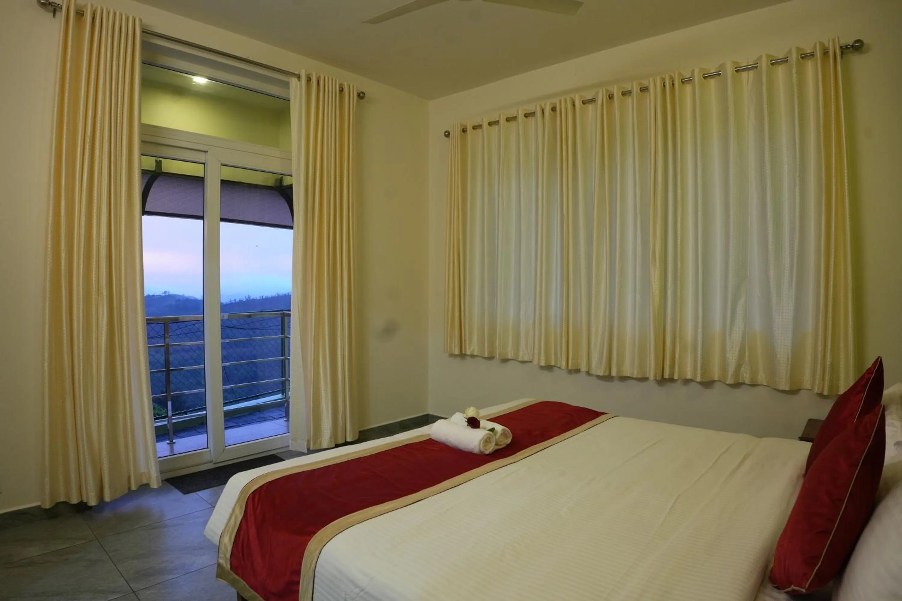 Bed in Vaga Mist Resort Vagamon