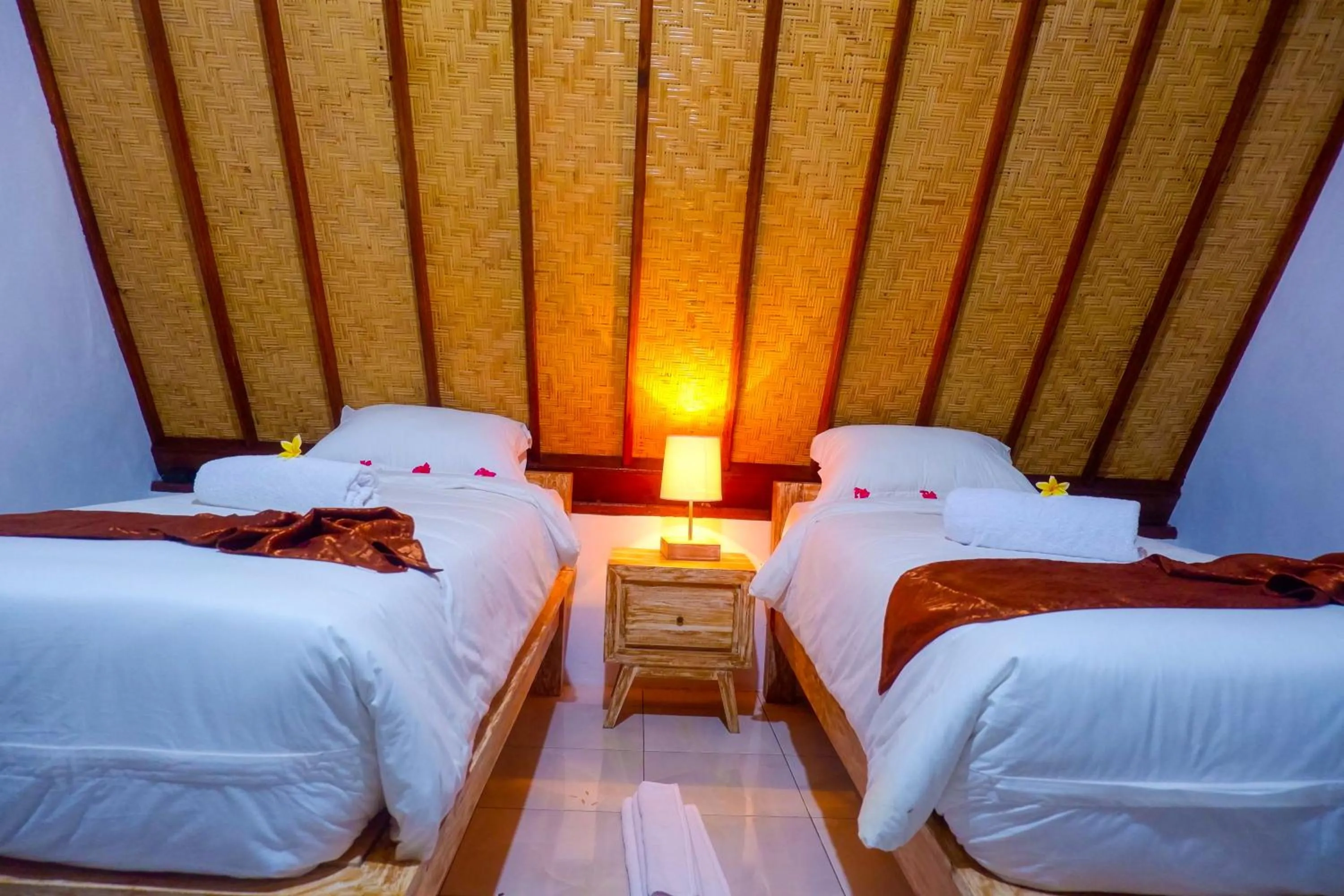 Bed in Sun Colada Villas & Spa