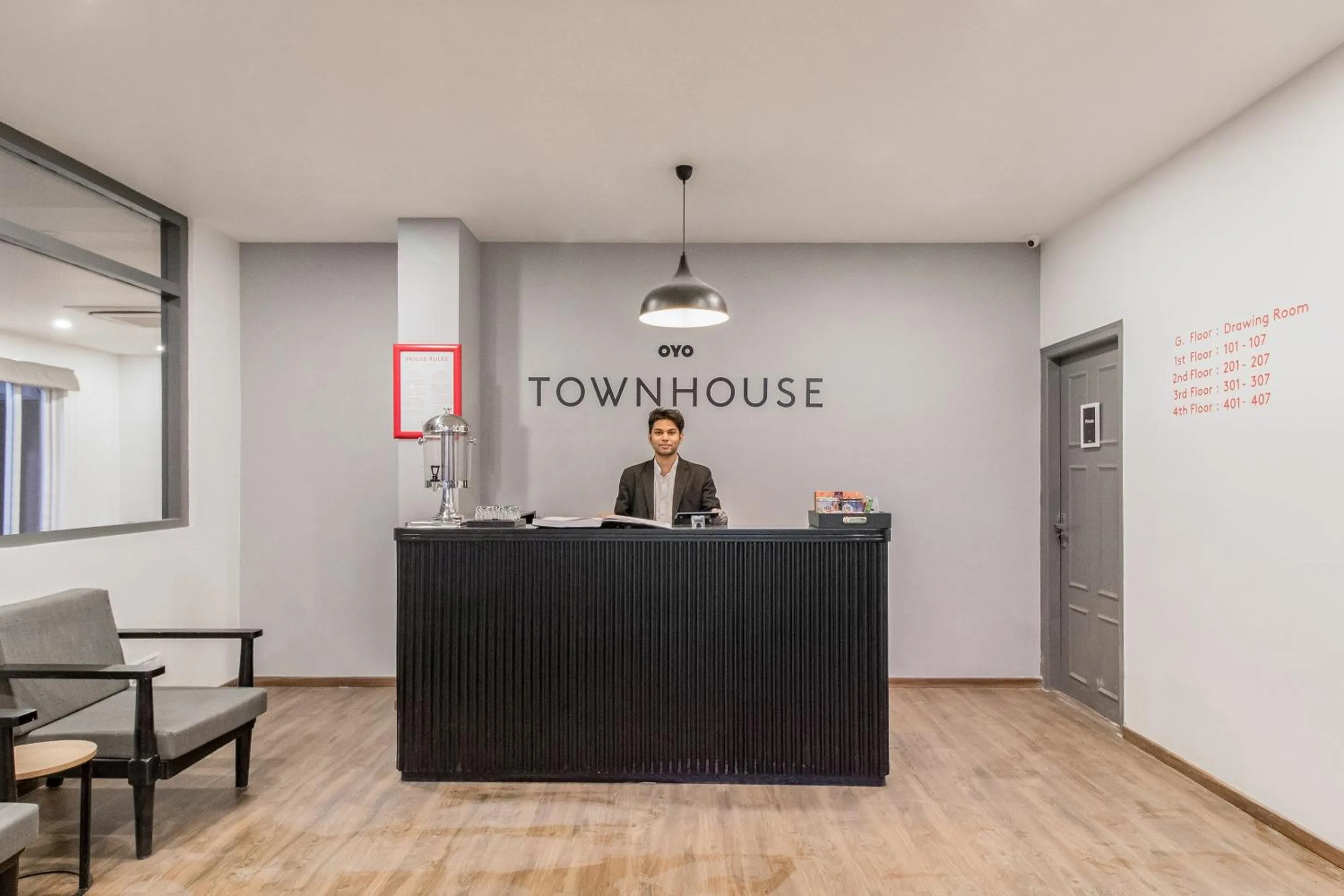 Lobby or reception in Townhouse Ramamurthy Nagar Near Baiyappanahalli Metro Station