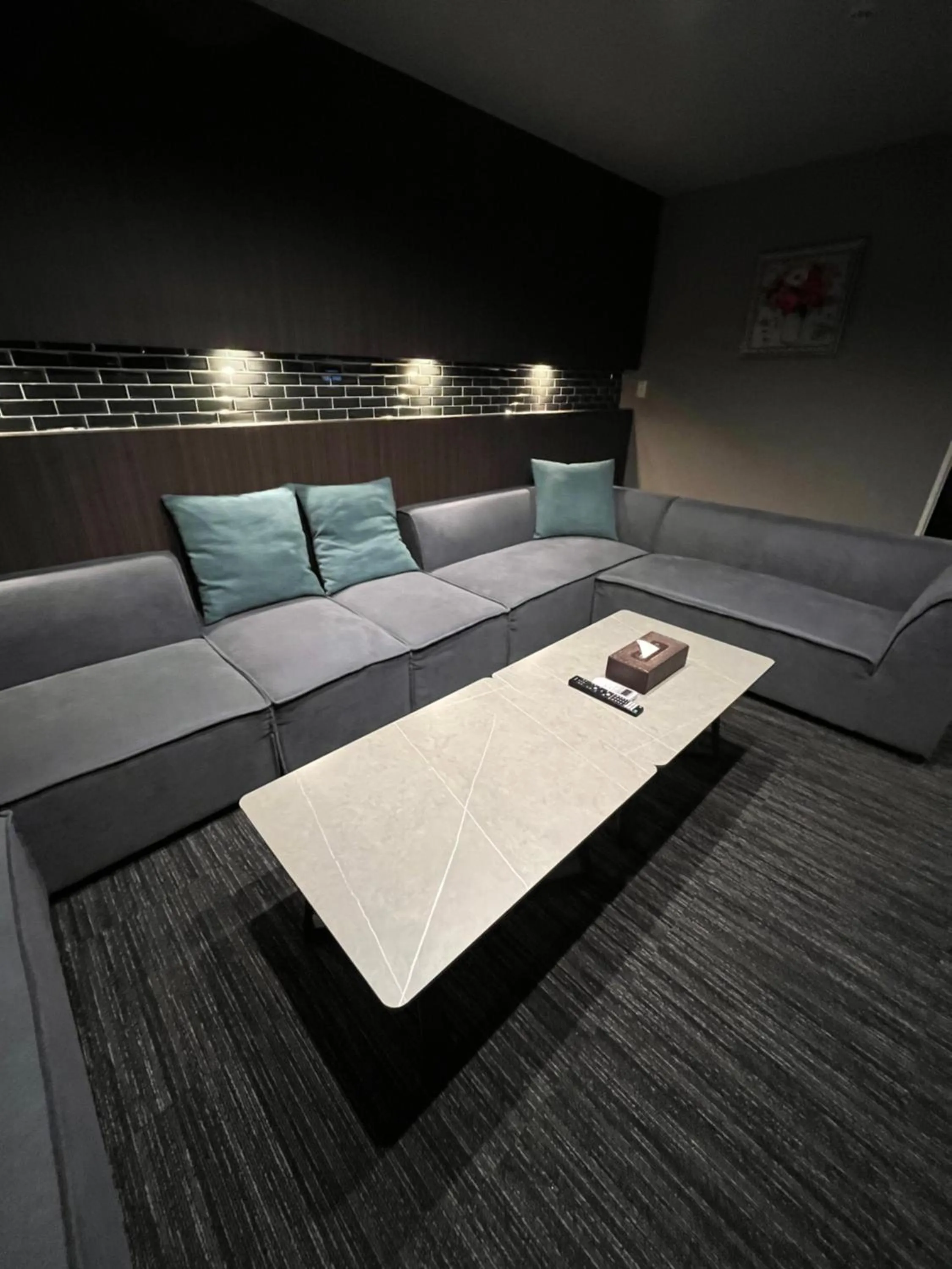 Living room, Bed in HOTEL All Stay Hakata Kukodori