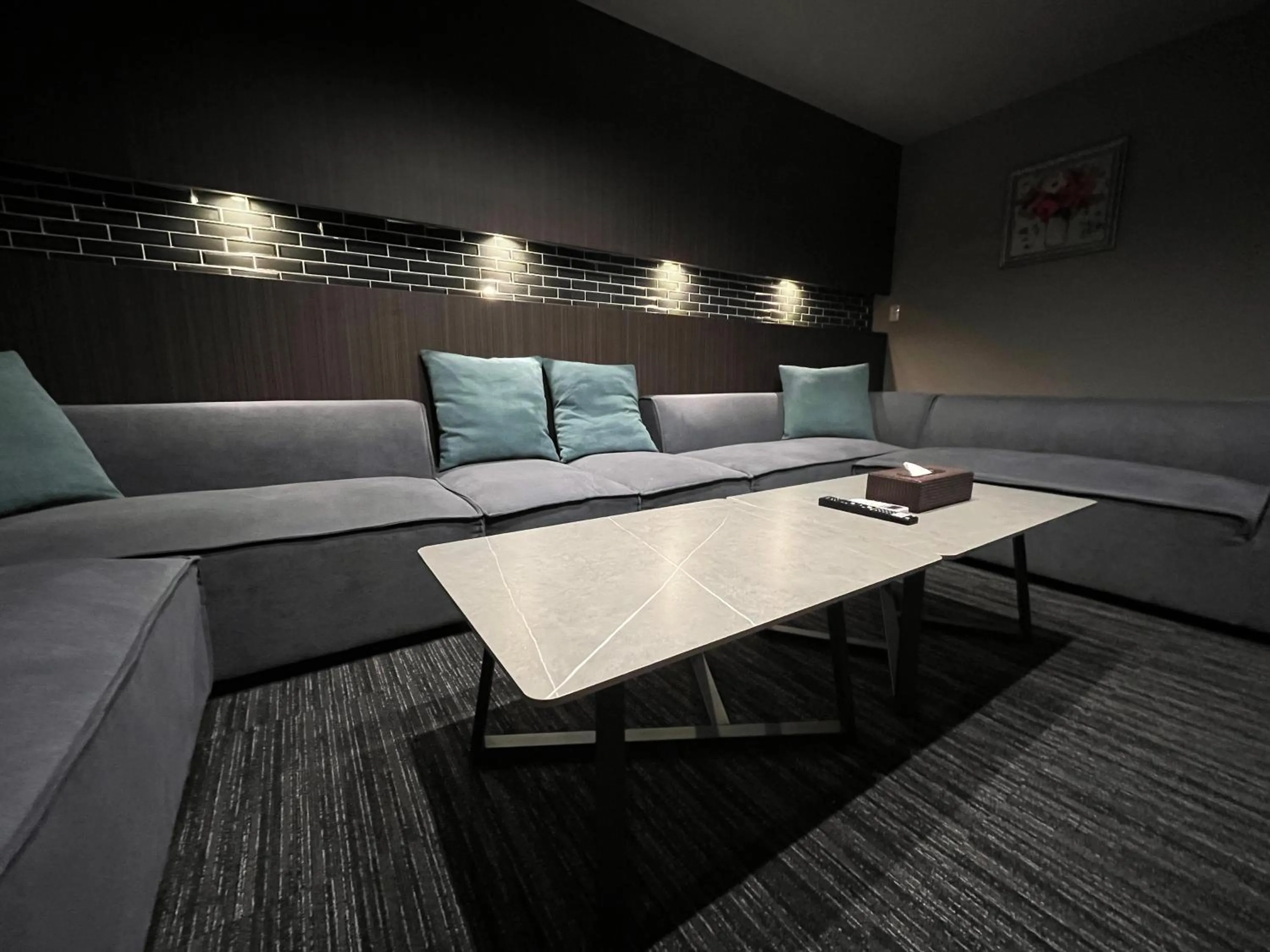 Living room in HOTEL All Stay Hakata Kukodori