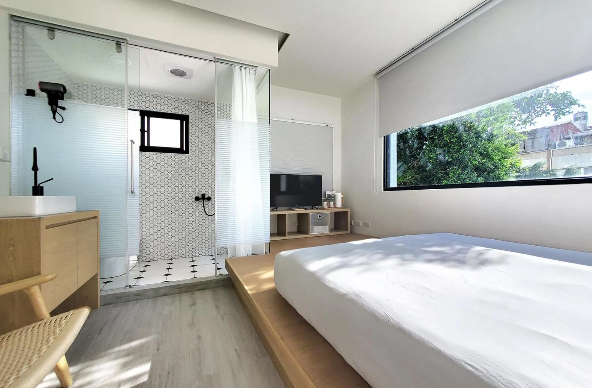 Bathroom, Bed in Little Inn by LAGOM