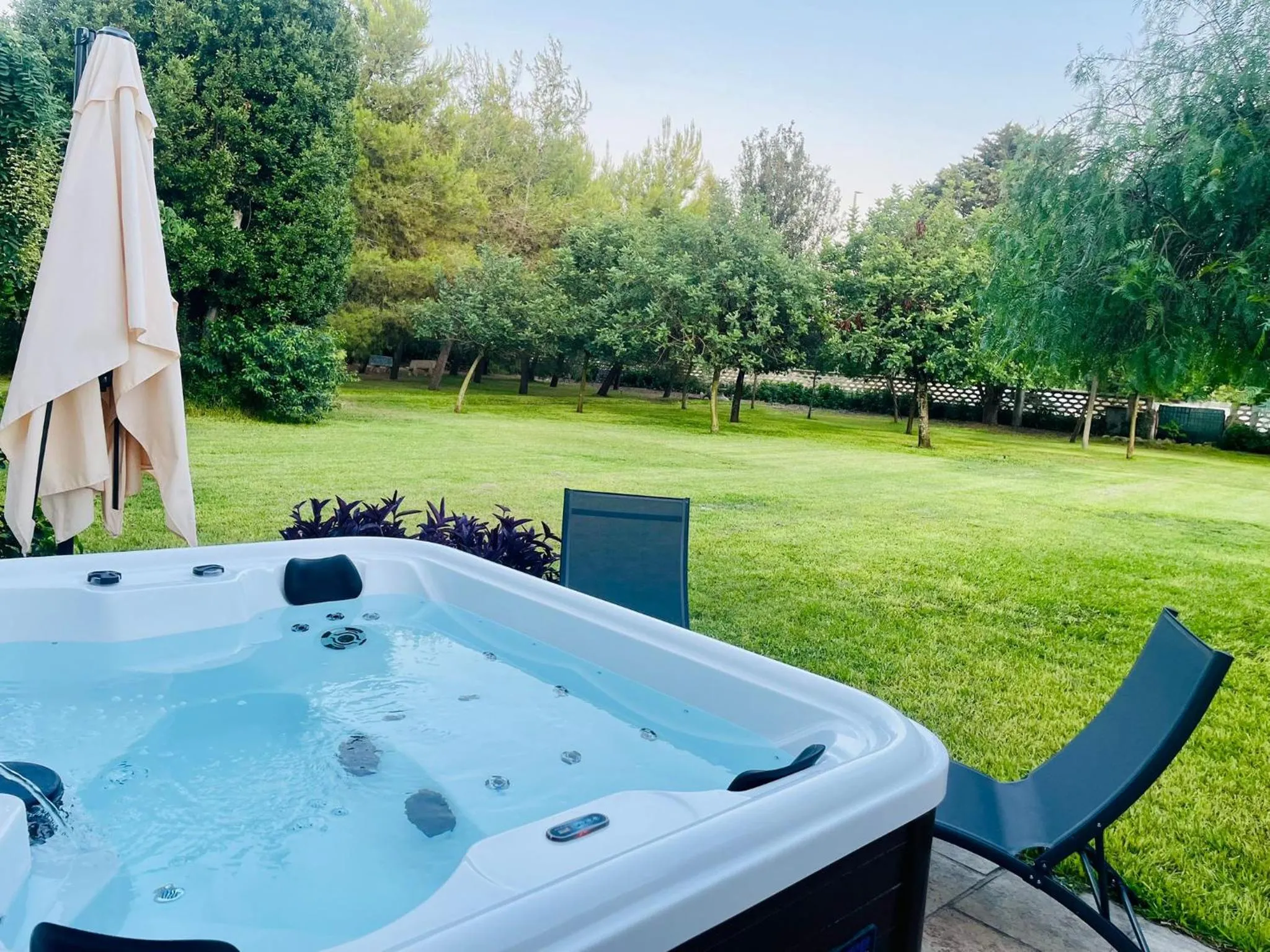 Garden in b&b Casale Vecchio Lecce