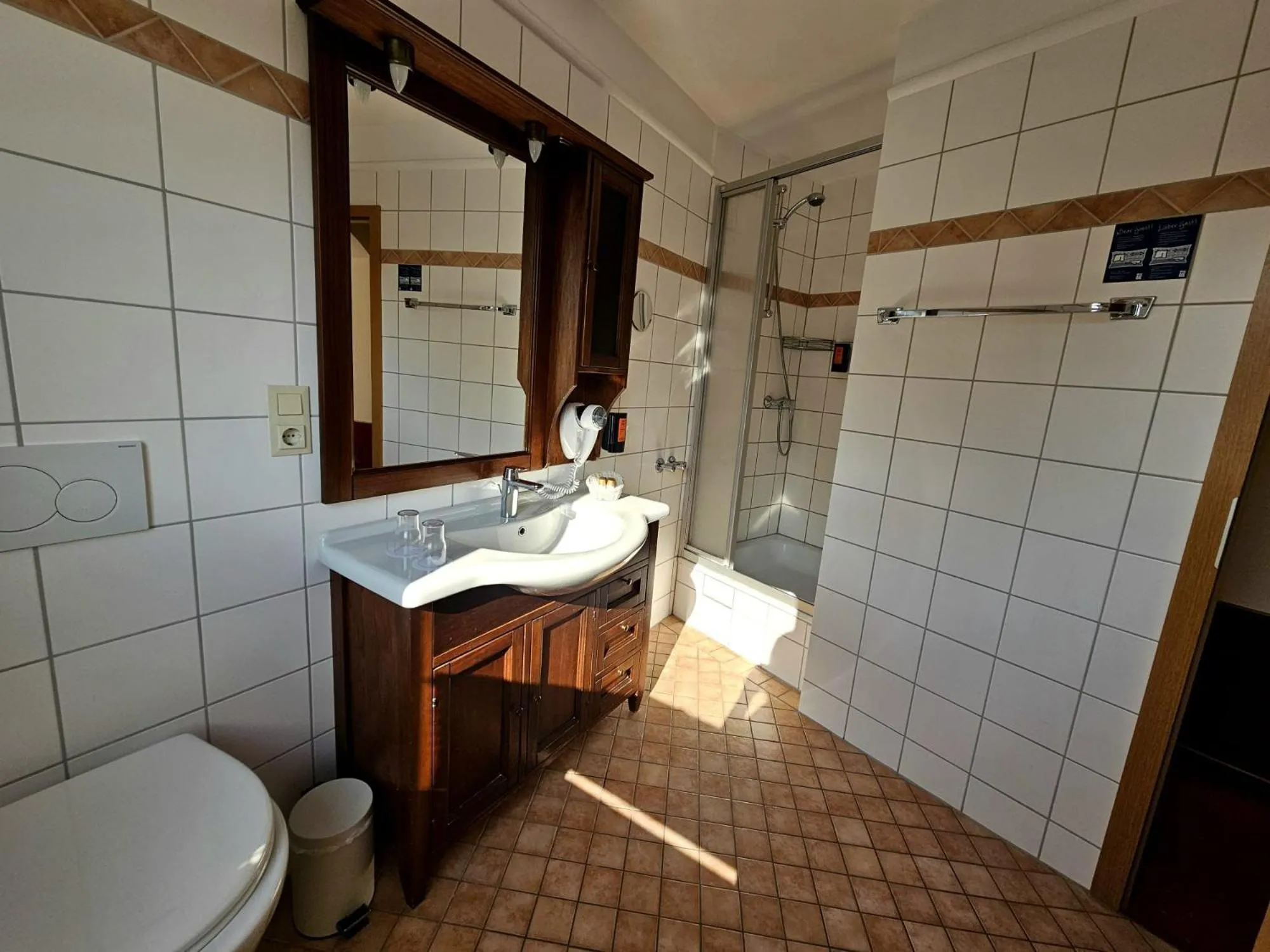 Bathroom in Hotel Rüdesheimer Hof