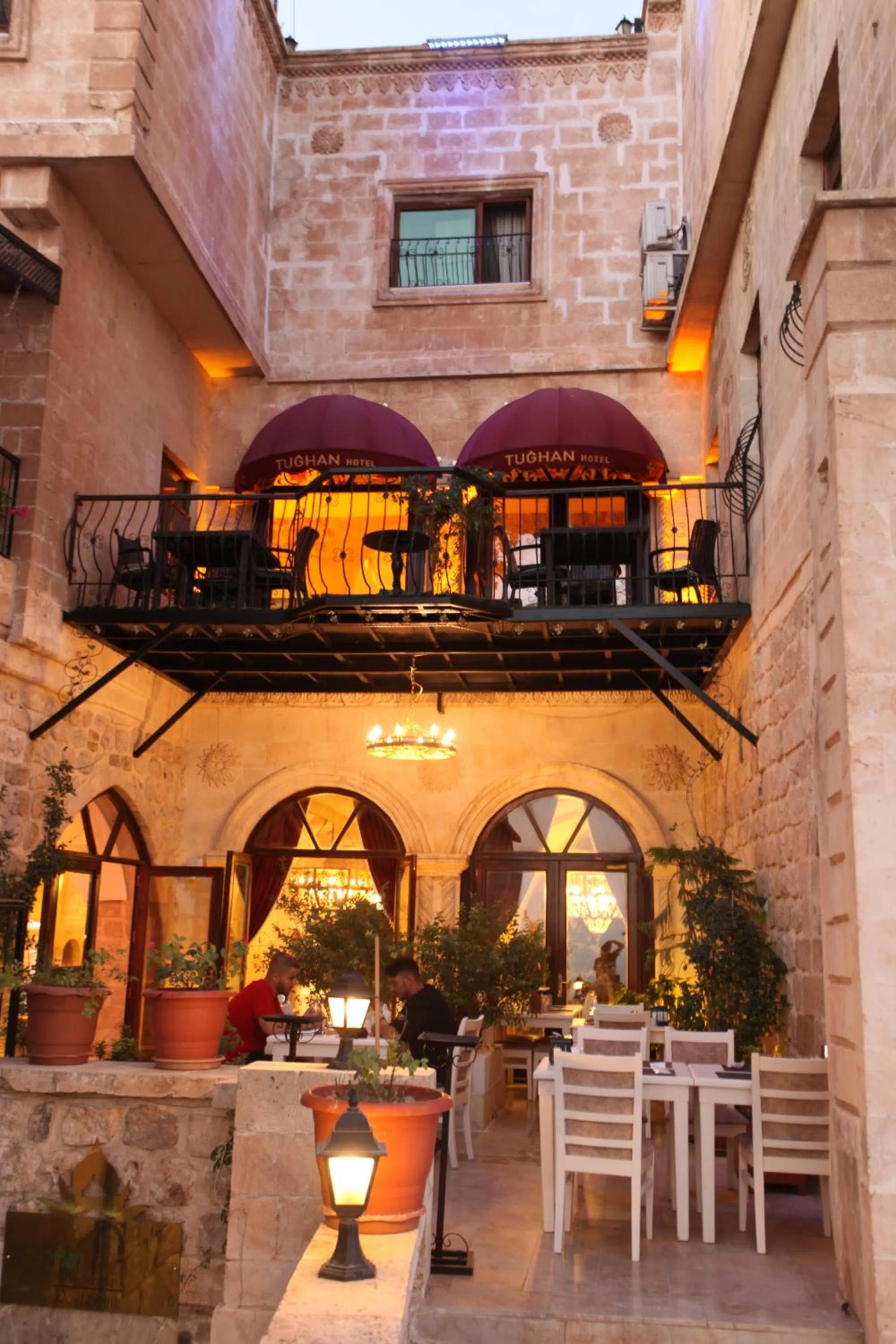 Patio in Tuğhan Hotel