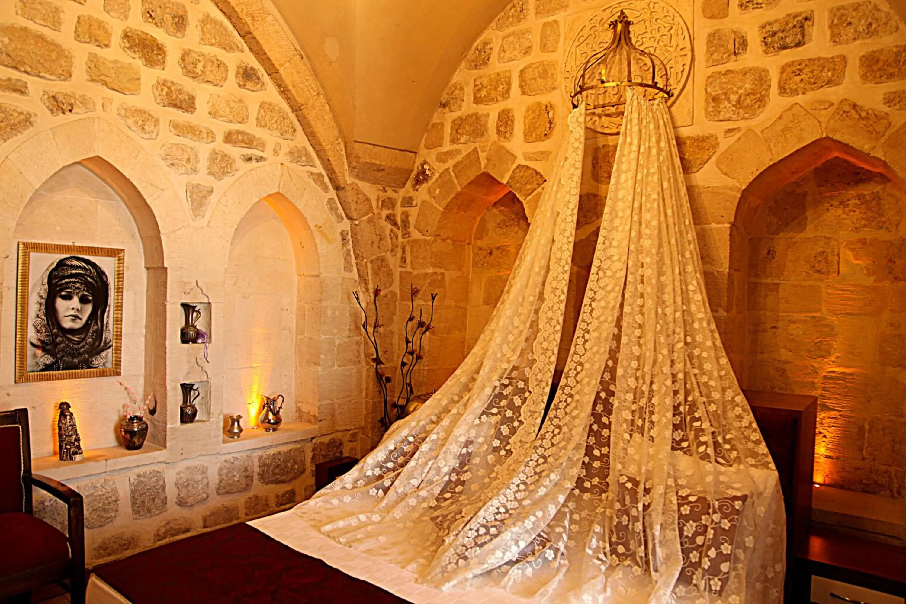 Bedroom in Tuğhan Hotel