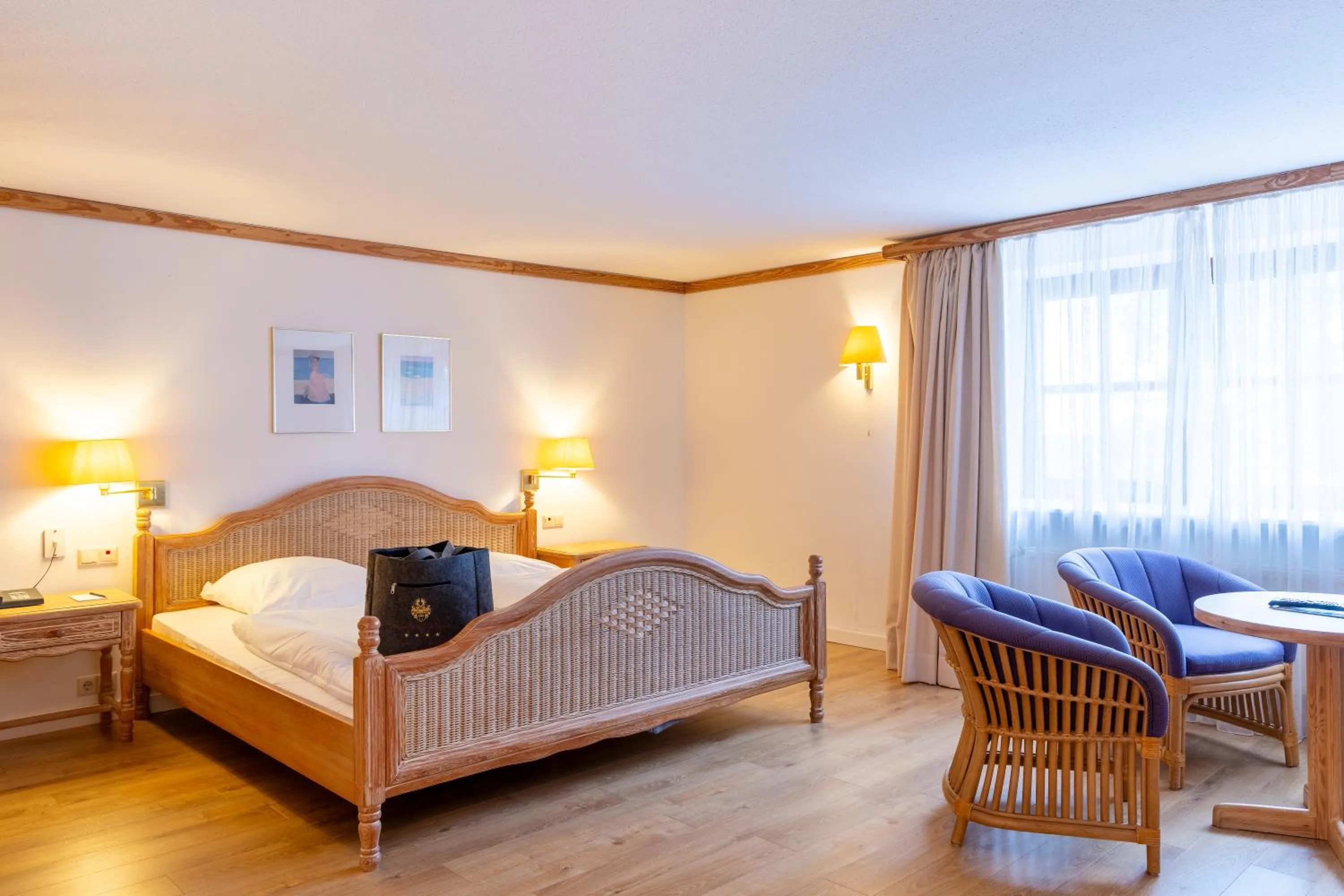 Photo of the whole room, Bed in Hotel Landhaus Höpen