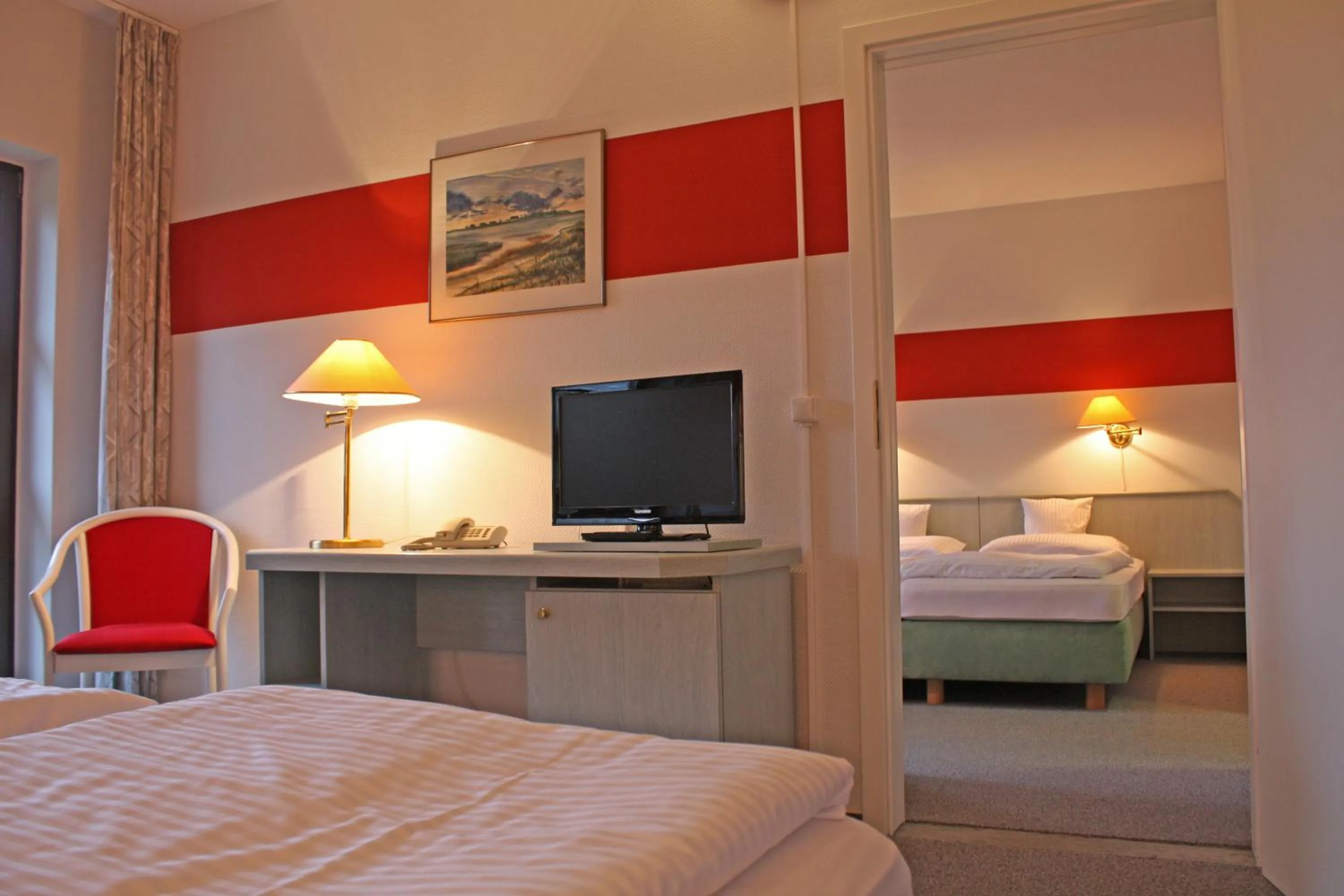 Photo of the whole room, Bed in Lindenhotel Stralsund