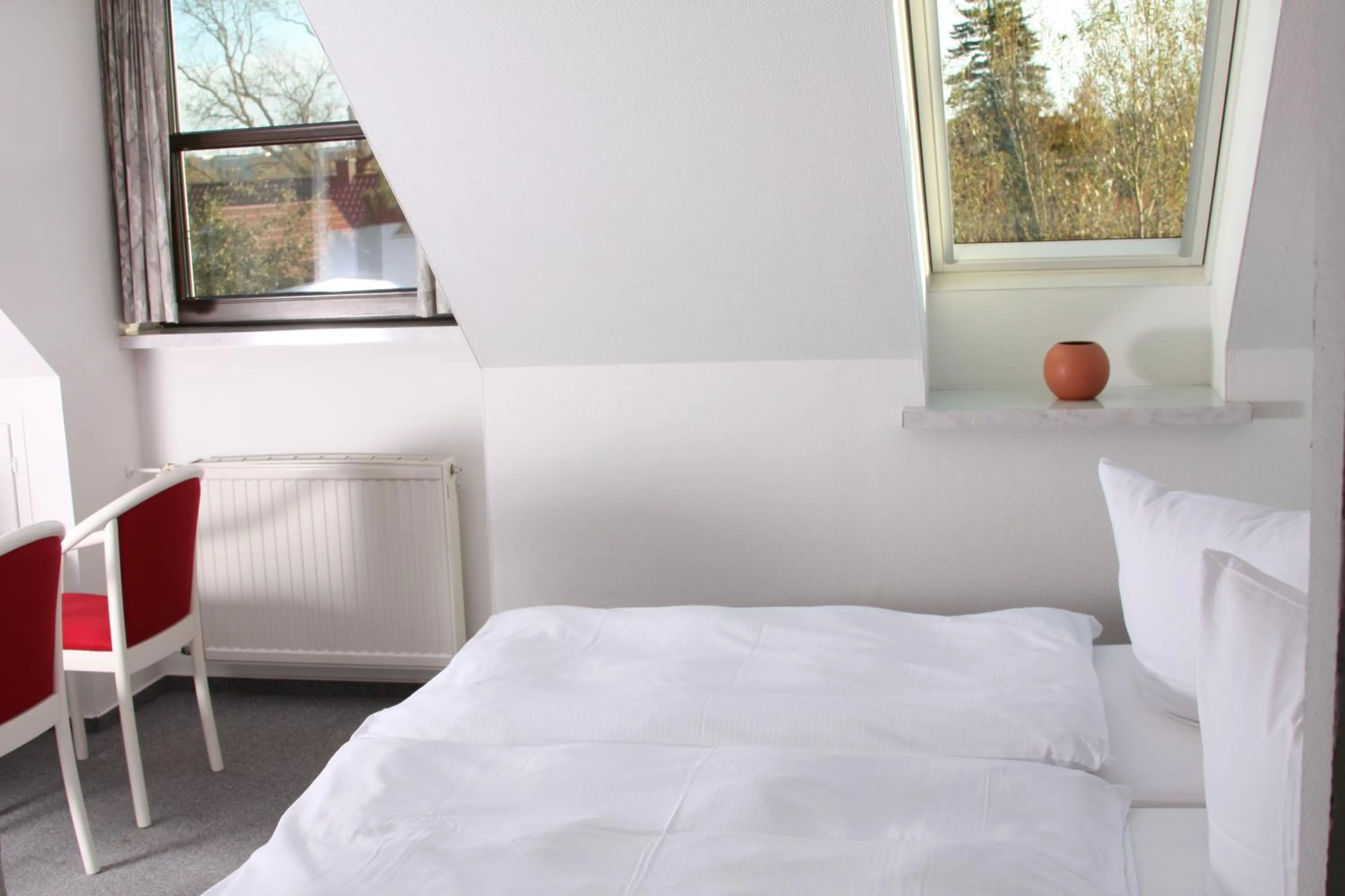 Bed in Lindenhotel Stralsund