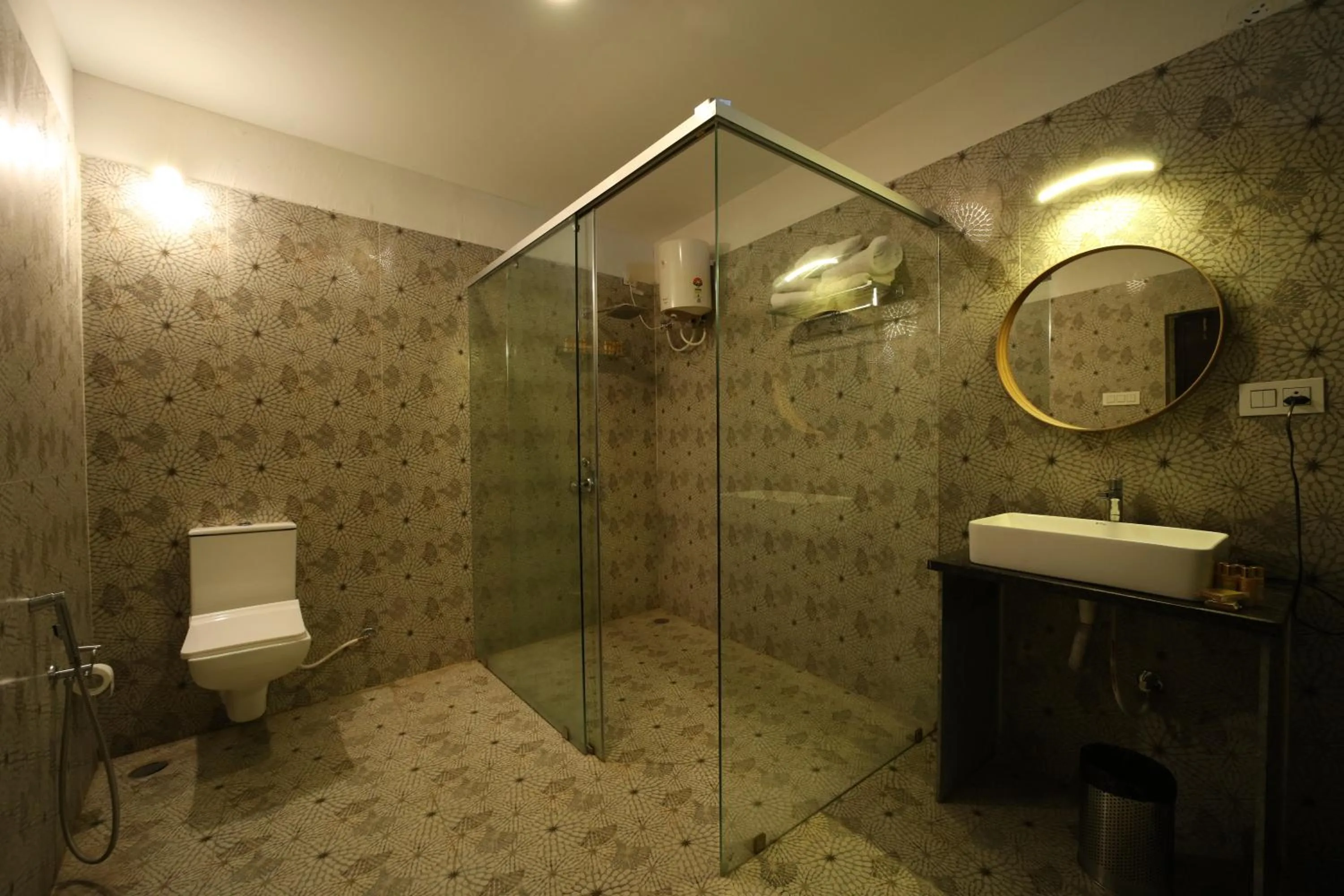 Toilet in Brown Town Resort & Spa