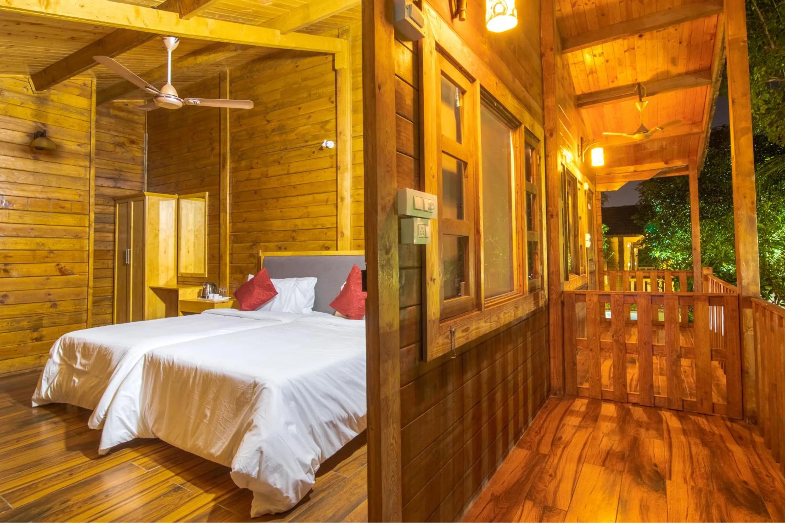 Bed in Brown Town Resort & Spa