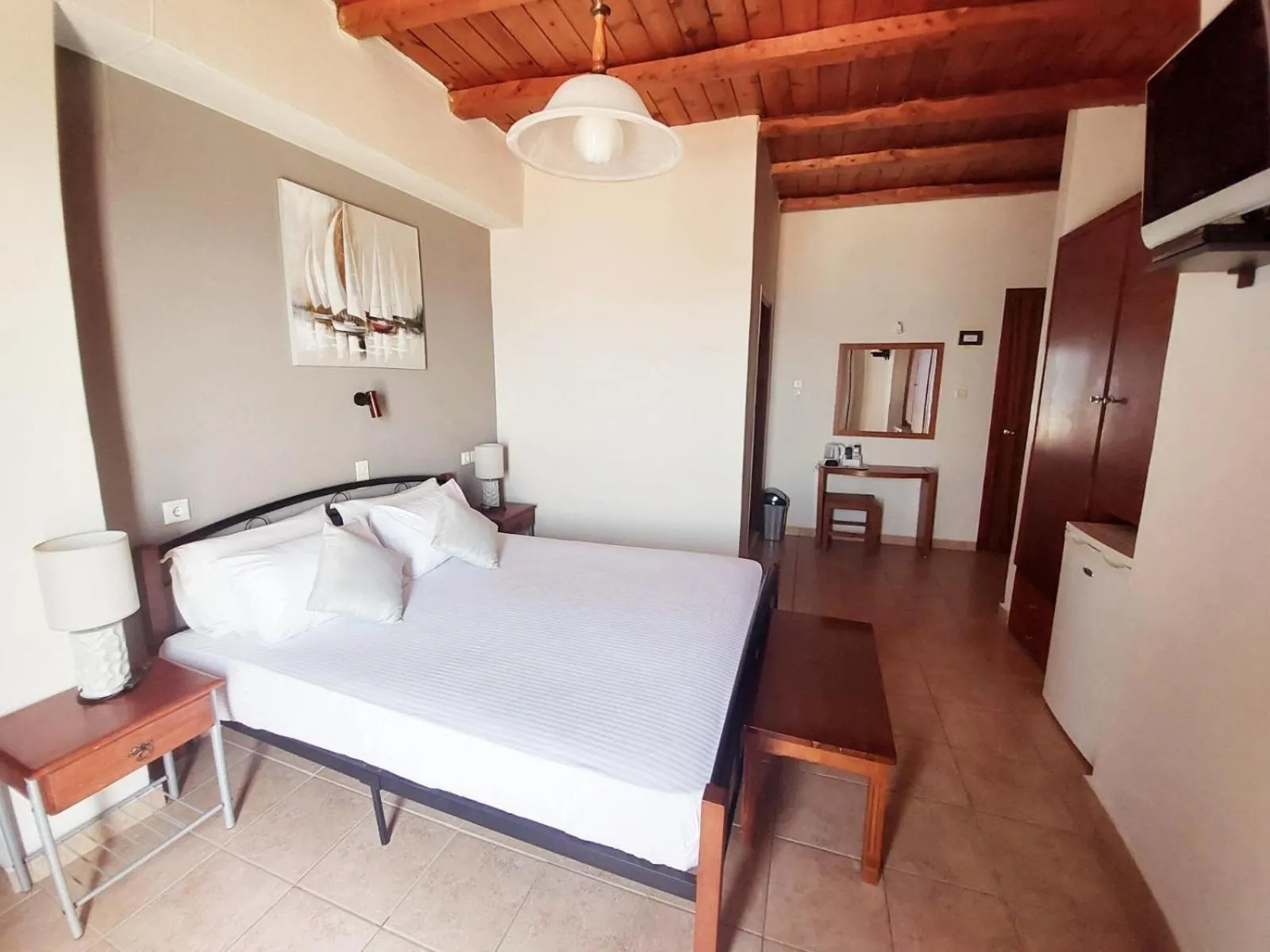 Bedroom, Bed in Agia Roumeli Hotel adults only