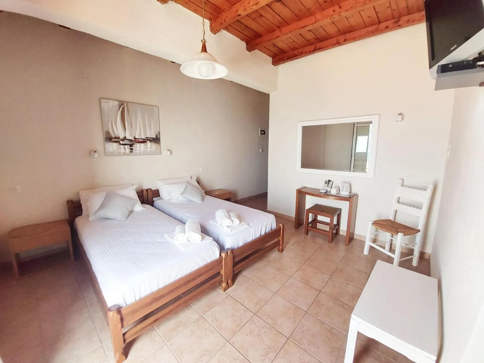 Bedroom, Bed in Agia Roumeli Hotel adults only