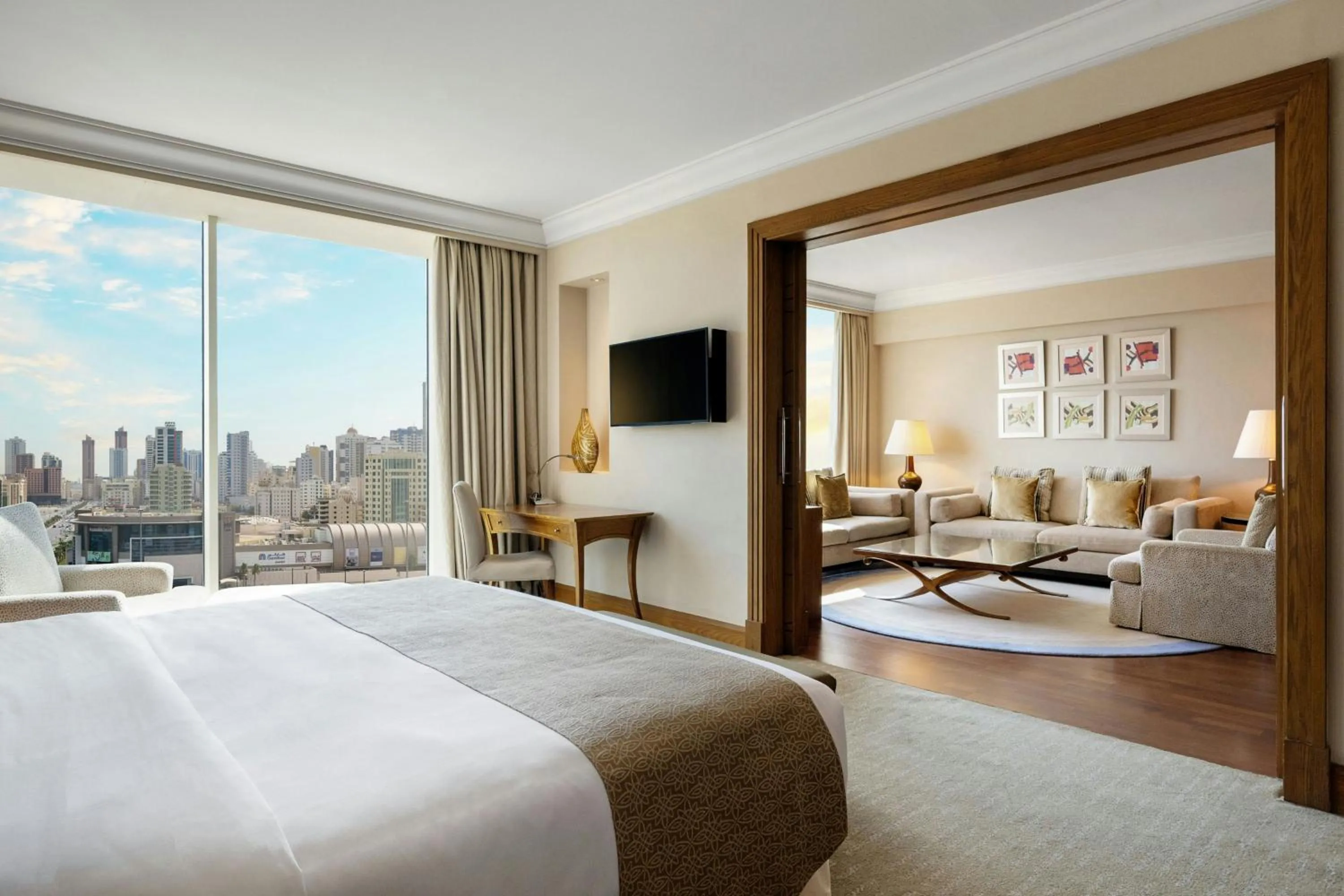 Photo of the whole room, Bed in Gulf Hotel Bahrain Convention and SPA