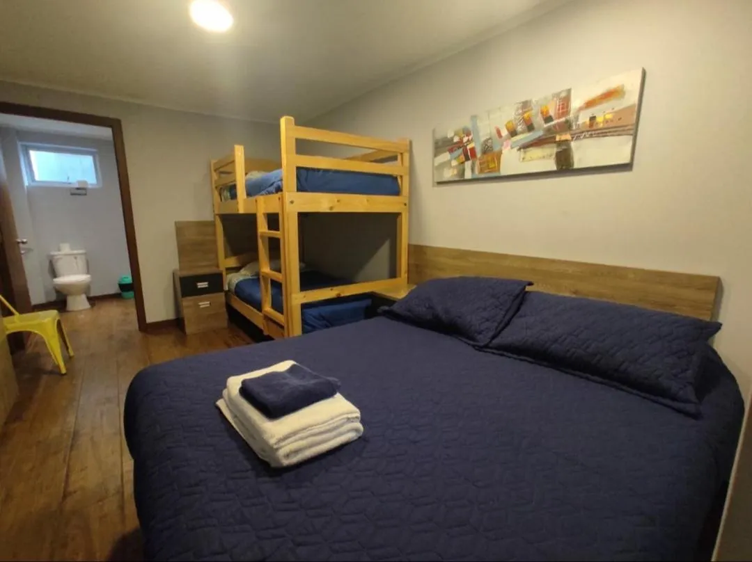 Bed in Hotel La Casa Temuco