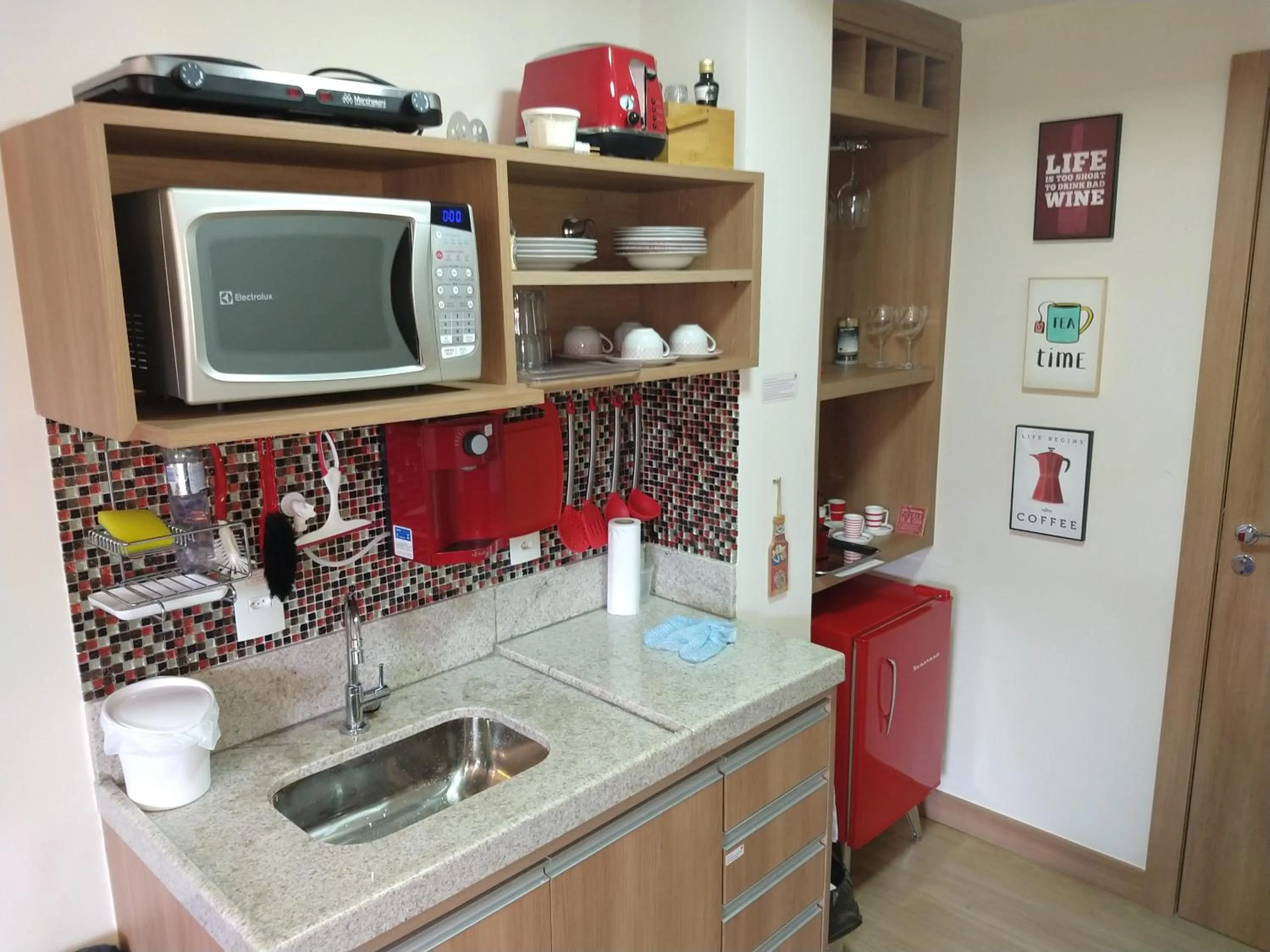 Living room in Suíte Charmosa em Pedra Azul