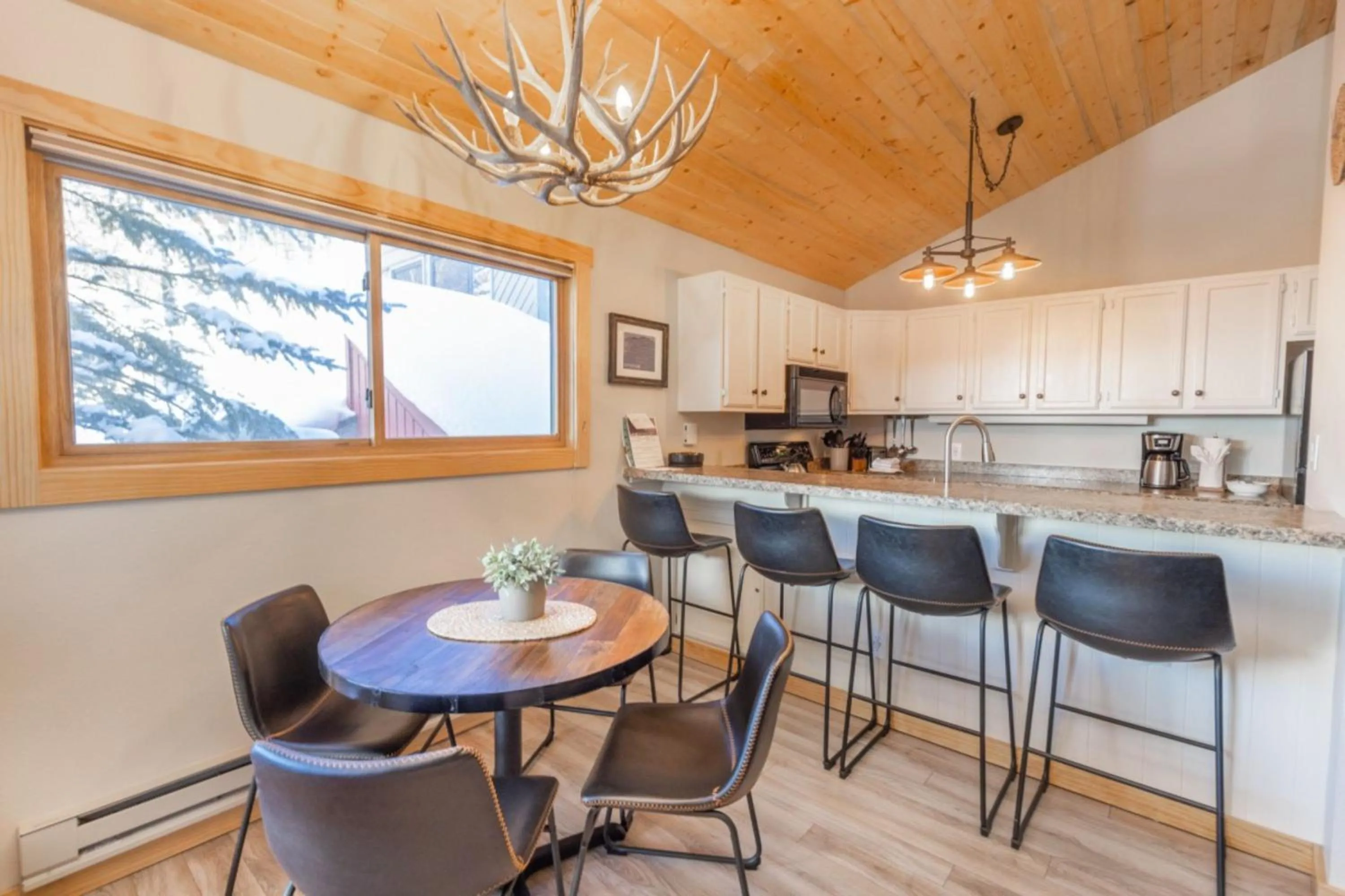 Dining area in Flying Dutchman by Summit County Mountain Retreats