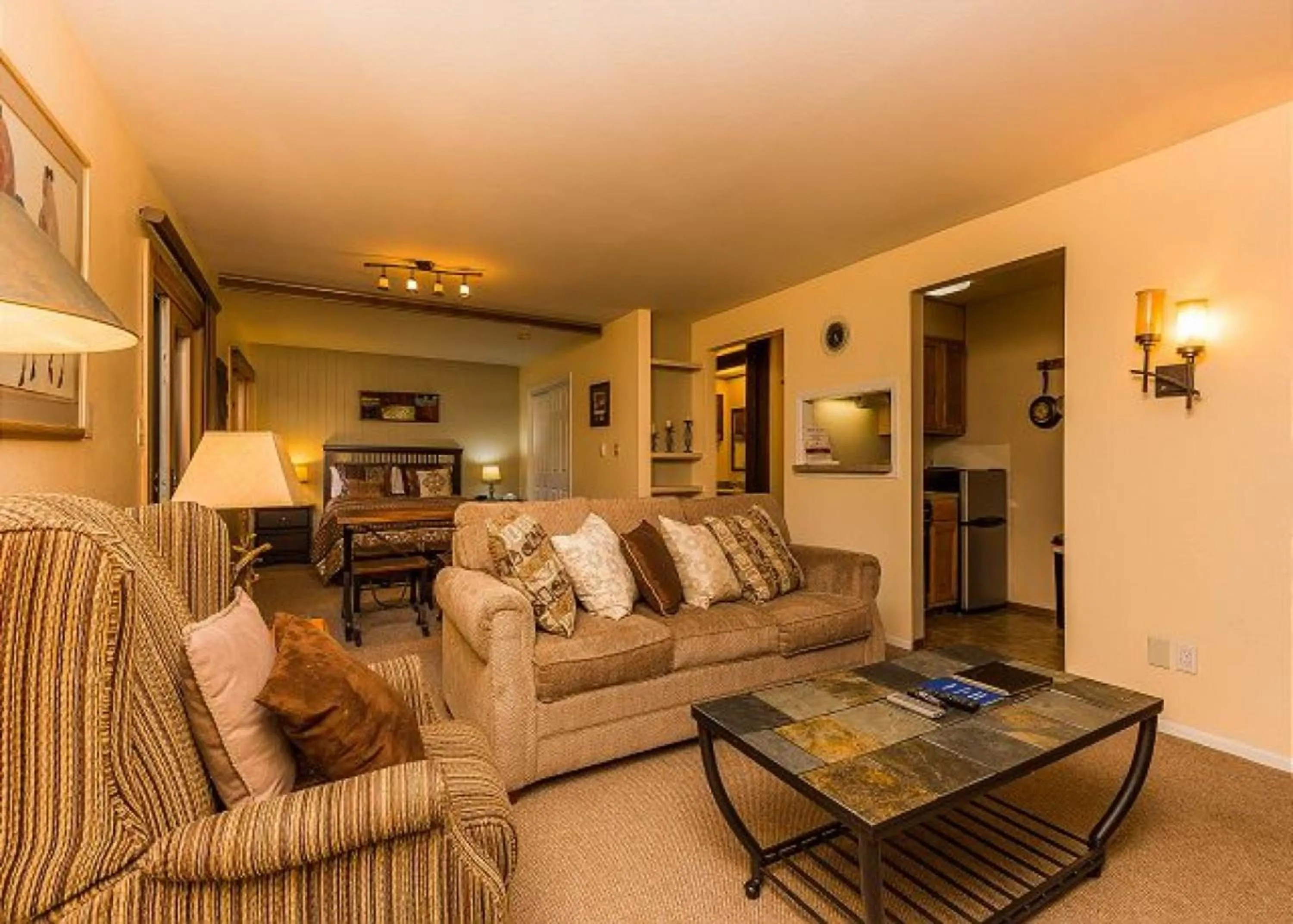 Living room in Flying Dutchman by Summit County Mountain Retreats