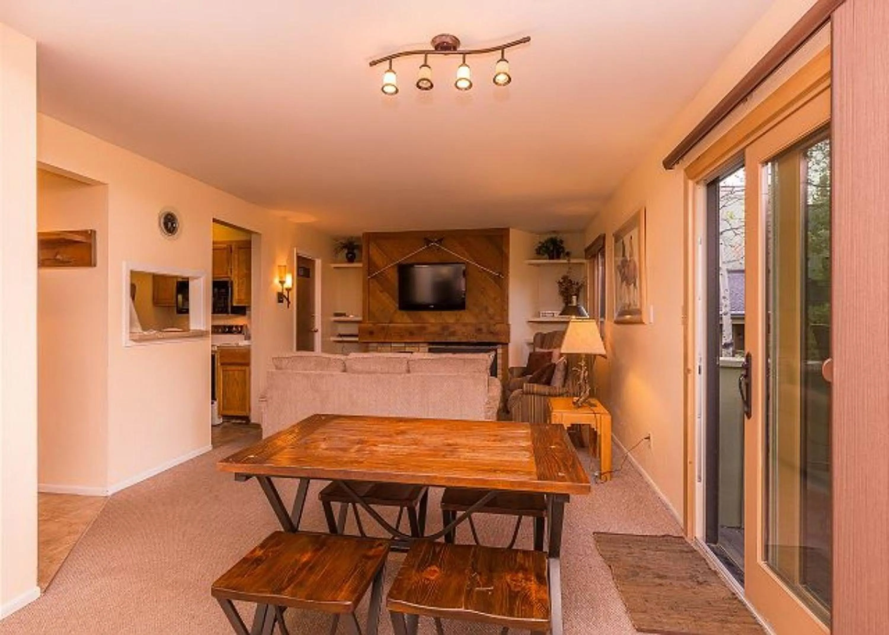 Dining area in Flying Dutchman by Summit County Mountain Retreats