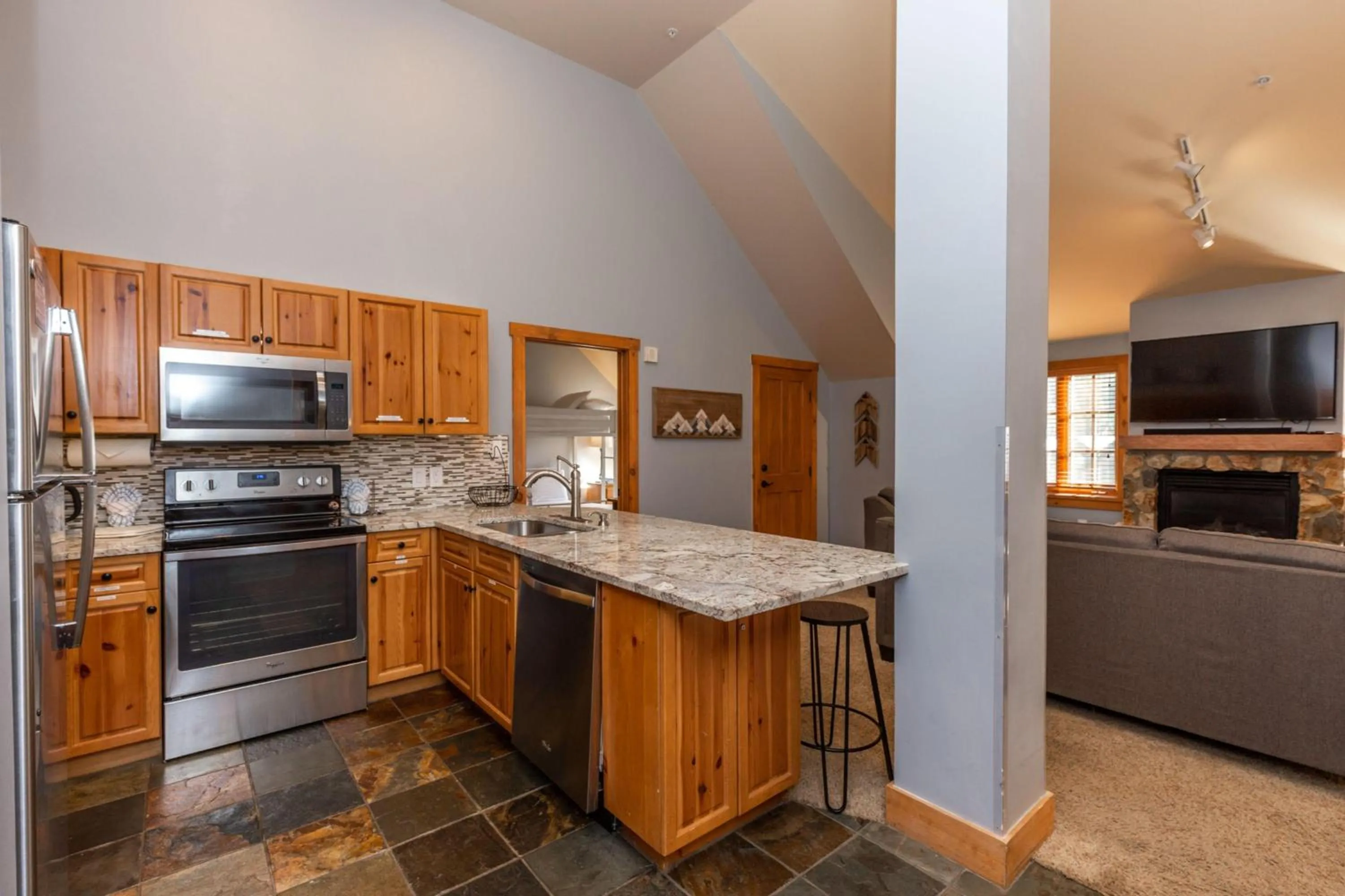 Kitchen or kitchenette in Expedition Station by Summit County Mountain Retreats
