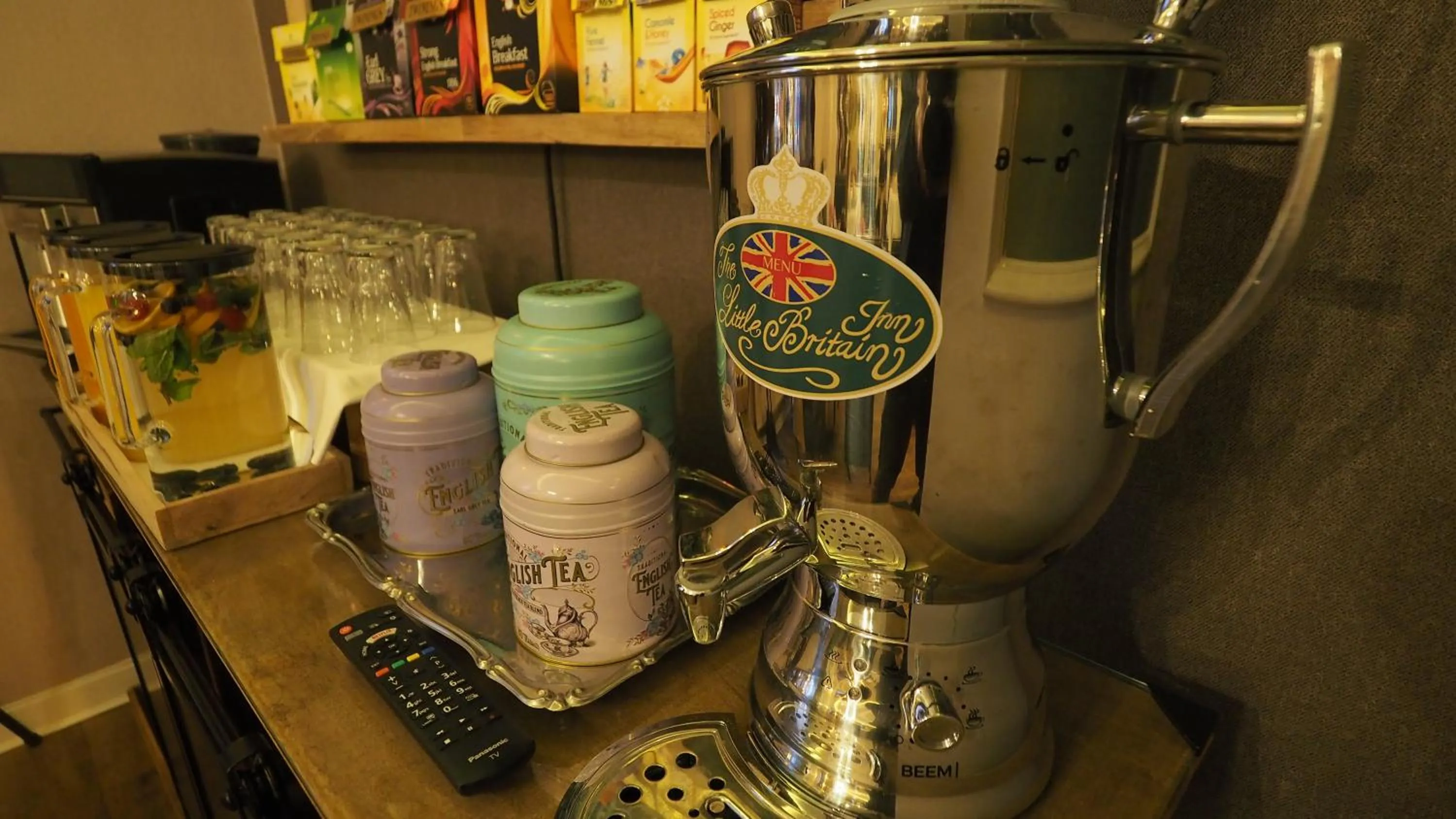 Restaurant/places to eat in The Little Britain Inn Themed Hotel One of a Kind In Europe