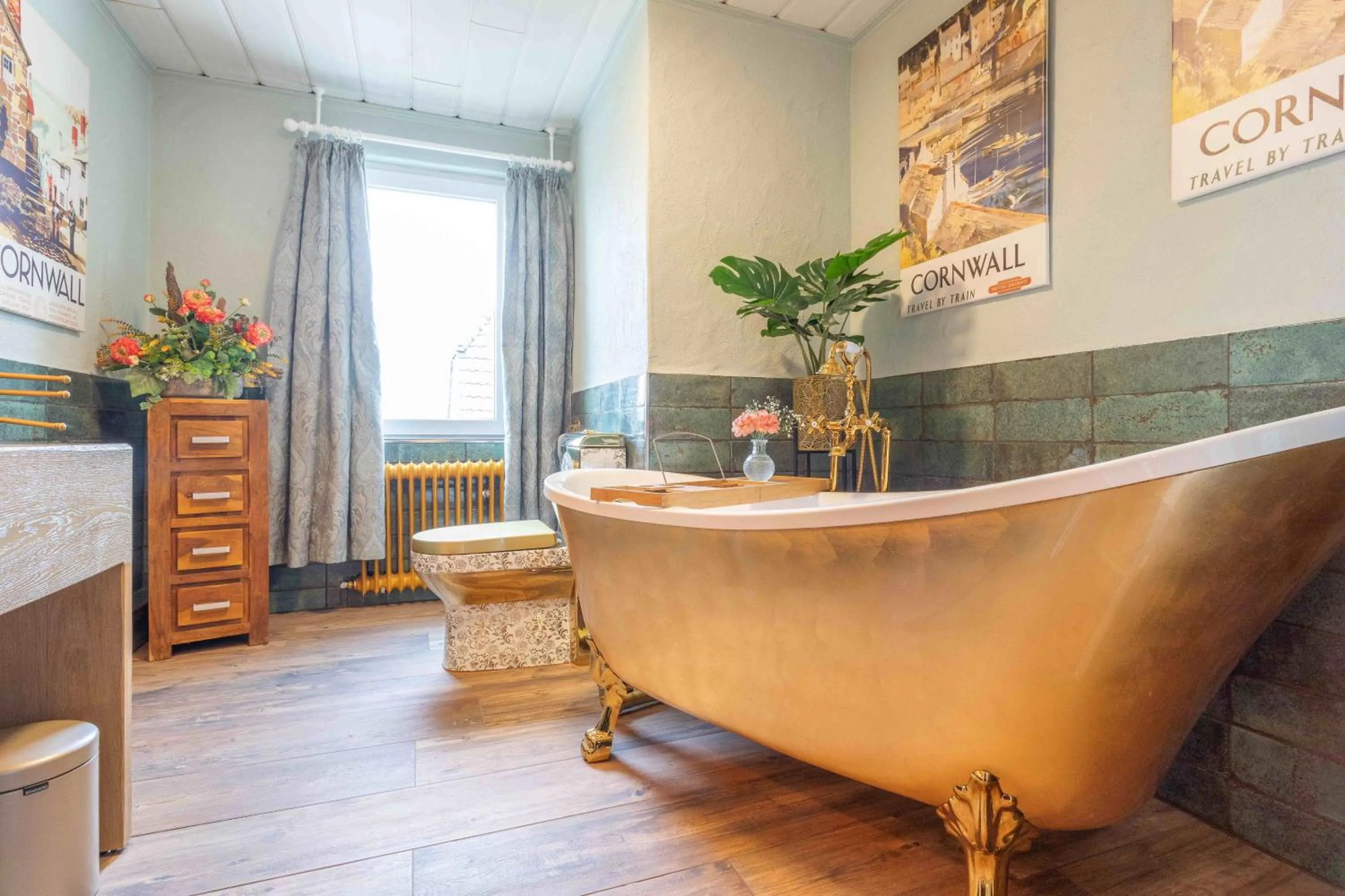 Bathroom in The Little Britain Inn Themed Hotel One of a Kind In Europe