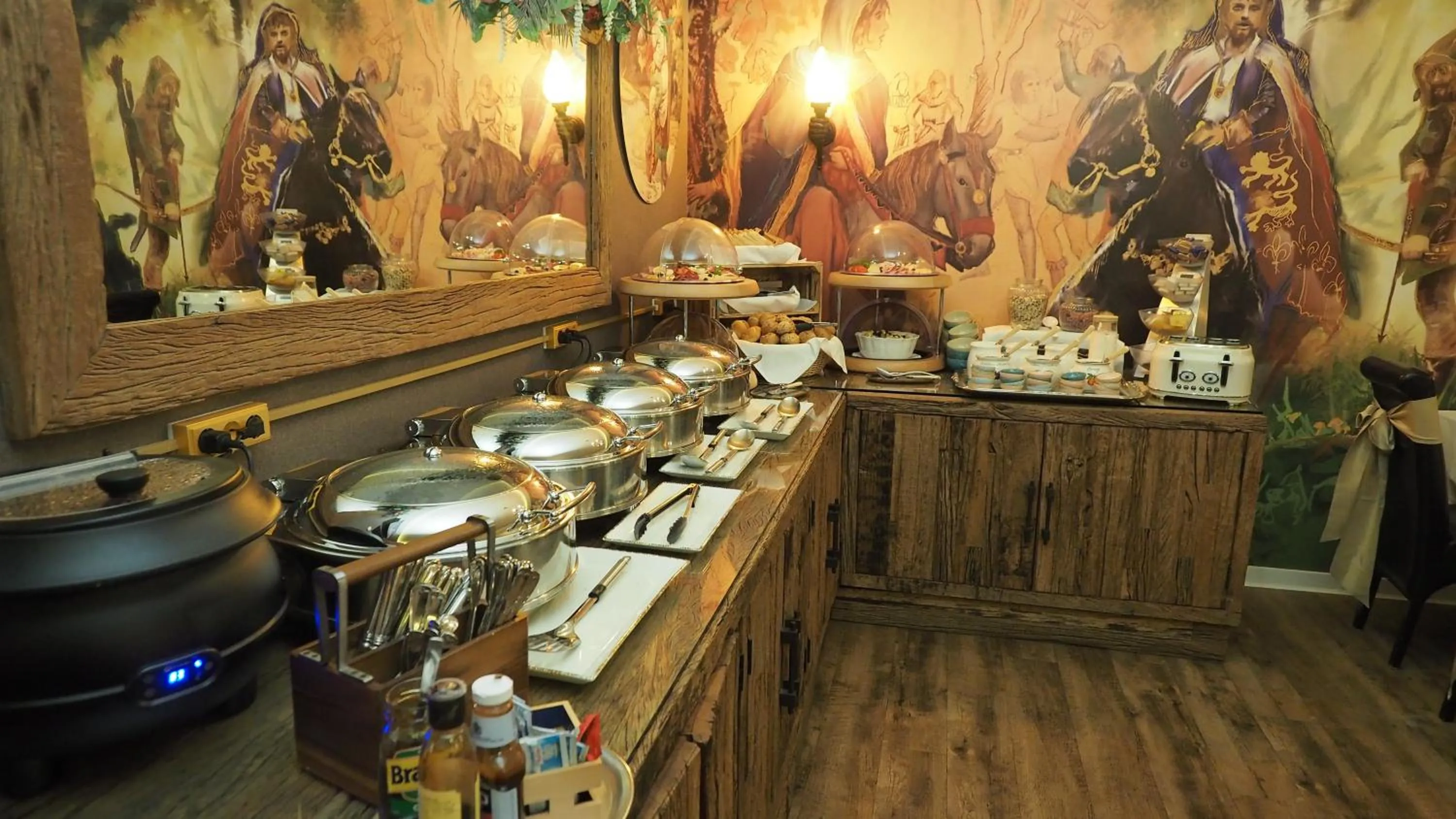 Restaurant/places to eat in The Little Britain Inn Themed Hotel One of a Kind In Europe