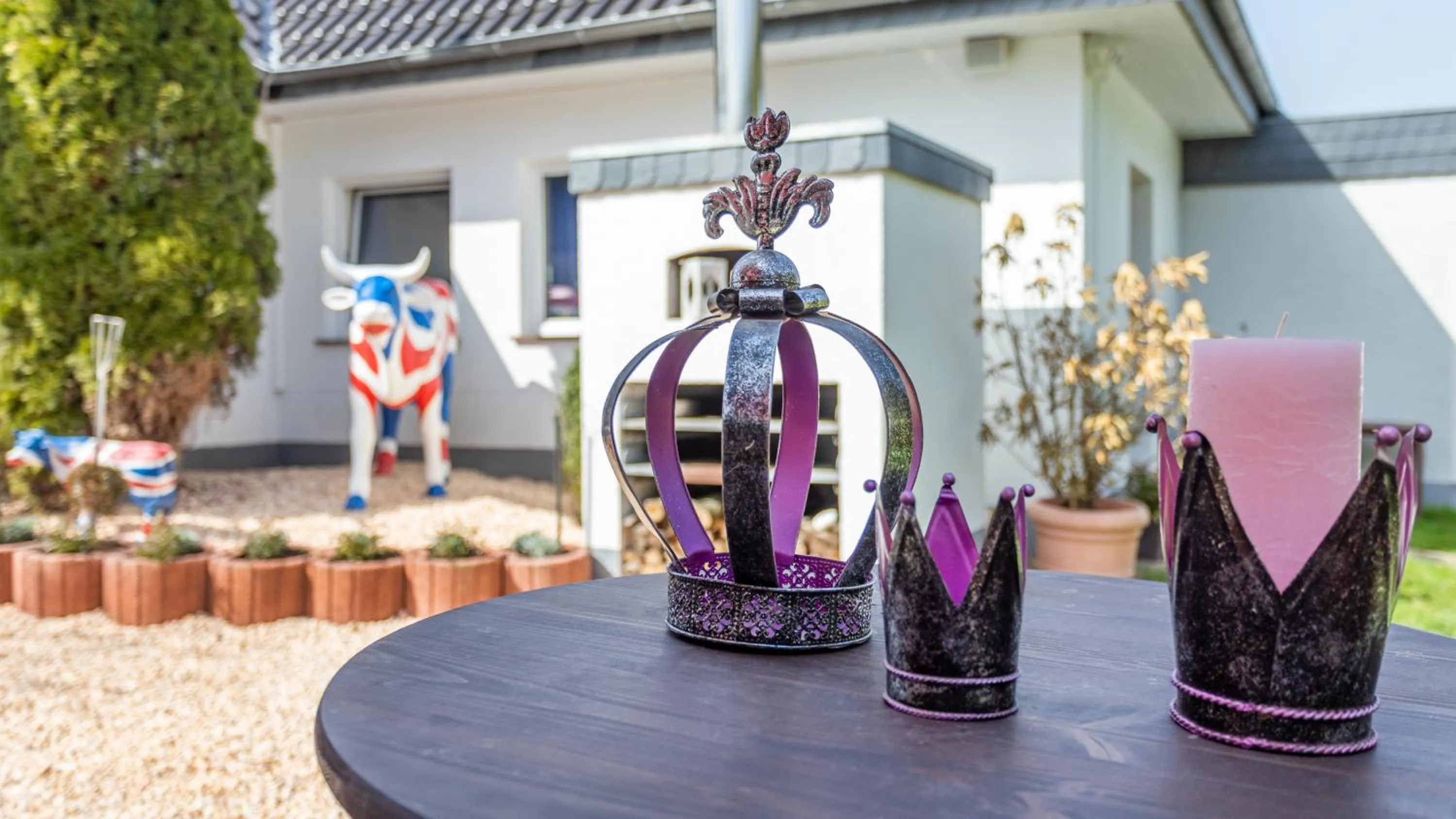 Garden in The Little Britain Inn Themed Hotel One of a Kind In Europe