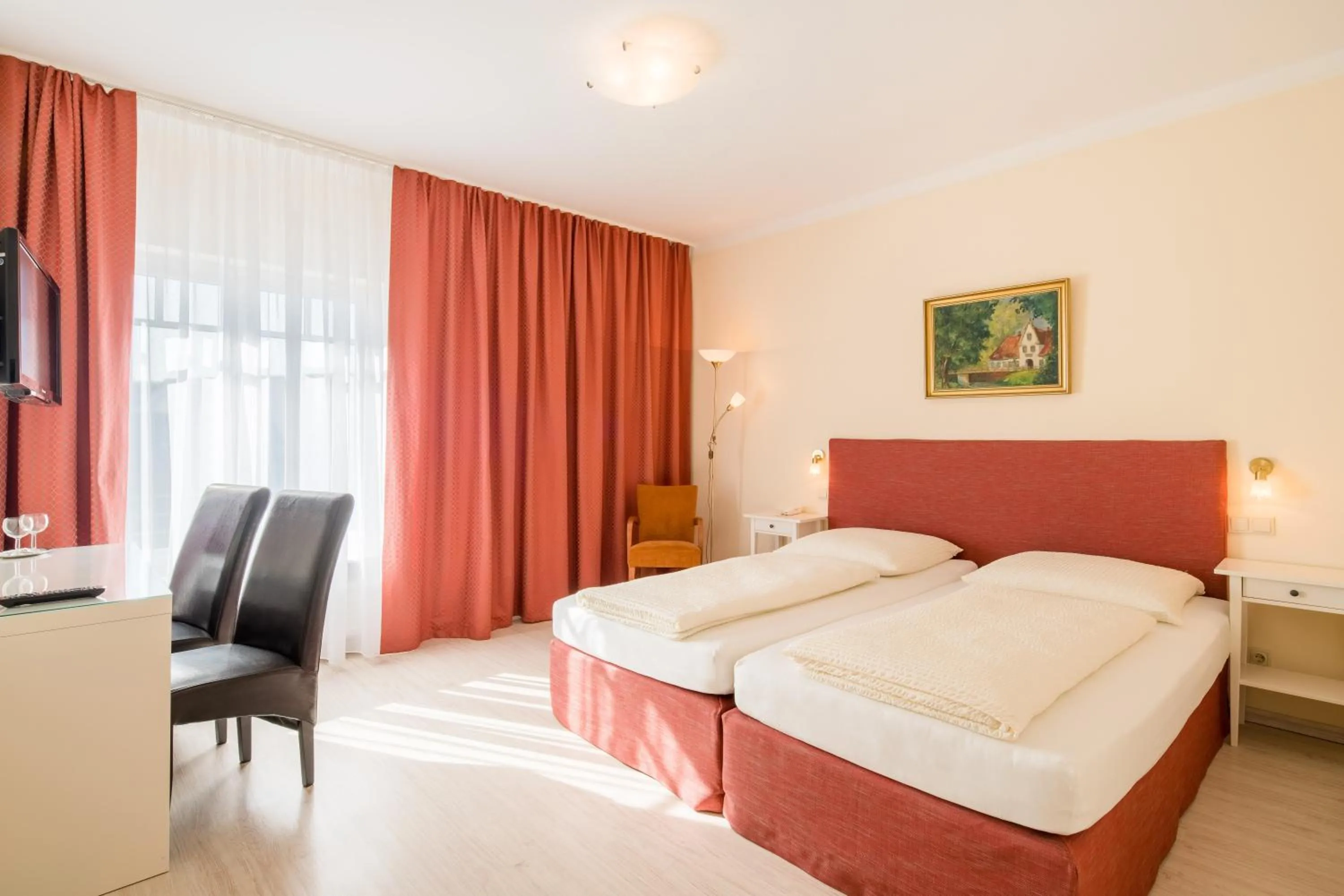 Bedroom, Bed in Niebüller Hof