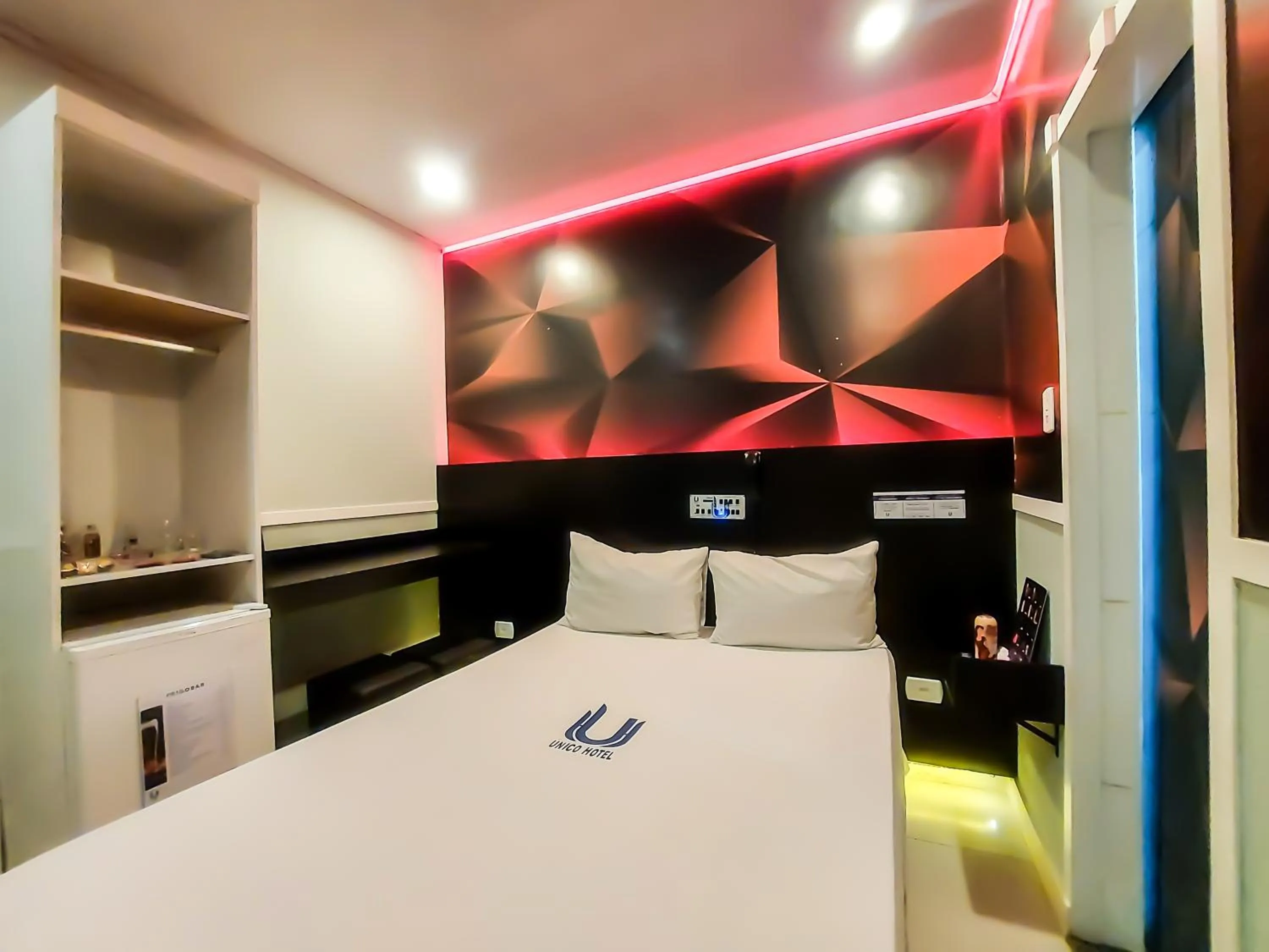 Bed in Único Motel Faria Lima