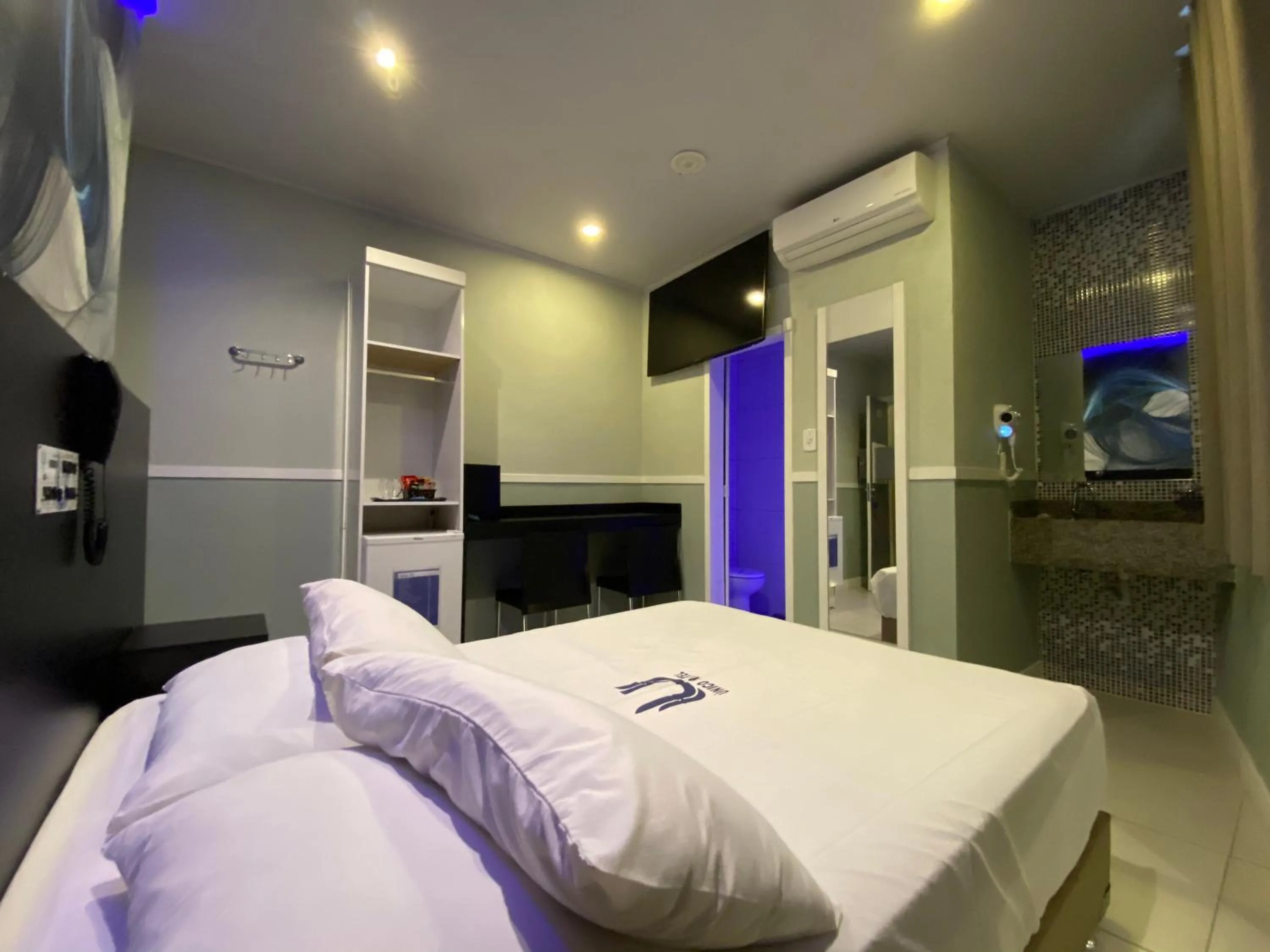 Bed in Único Motel Faria Lima