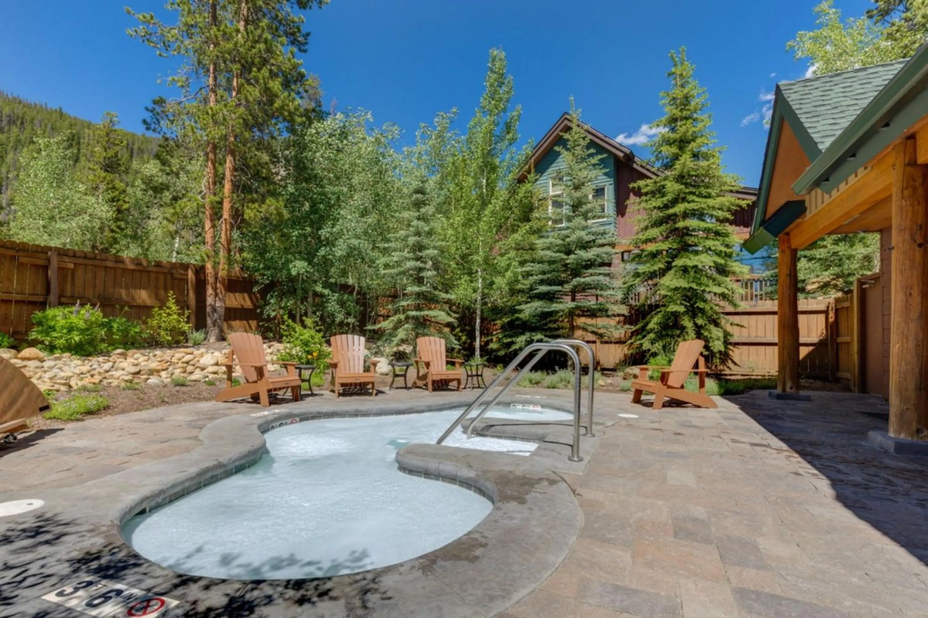Hot Tub in Ski Tip by Summit County Mountain Retreats