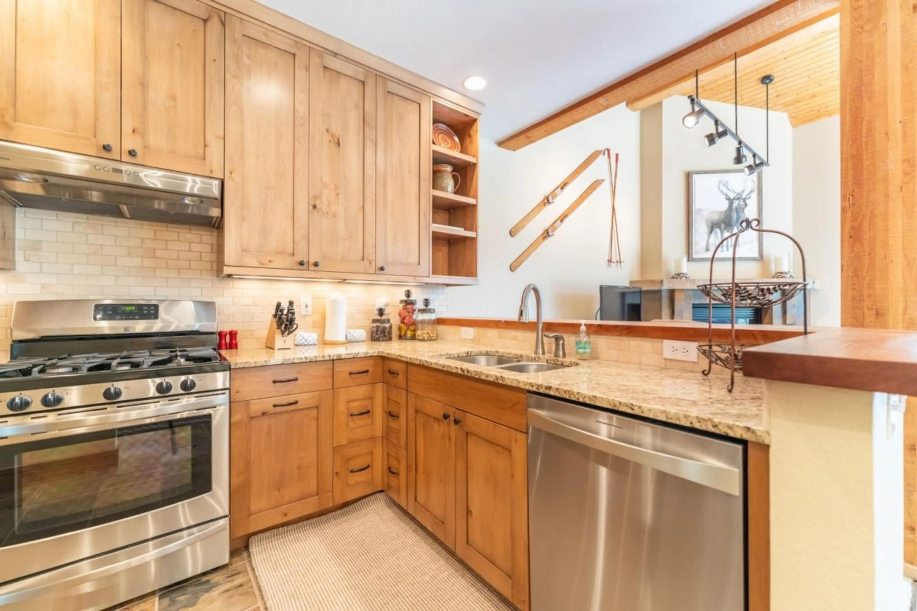 Kitchen or kitchenette in Ski Tip by Summit County Mountain Retreats