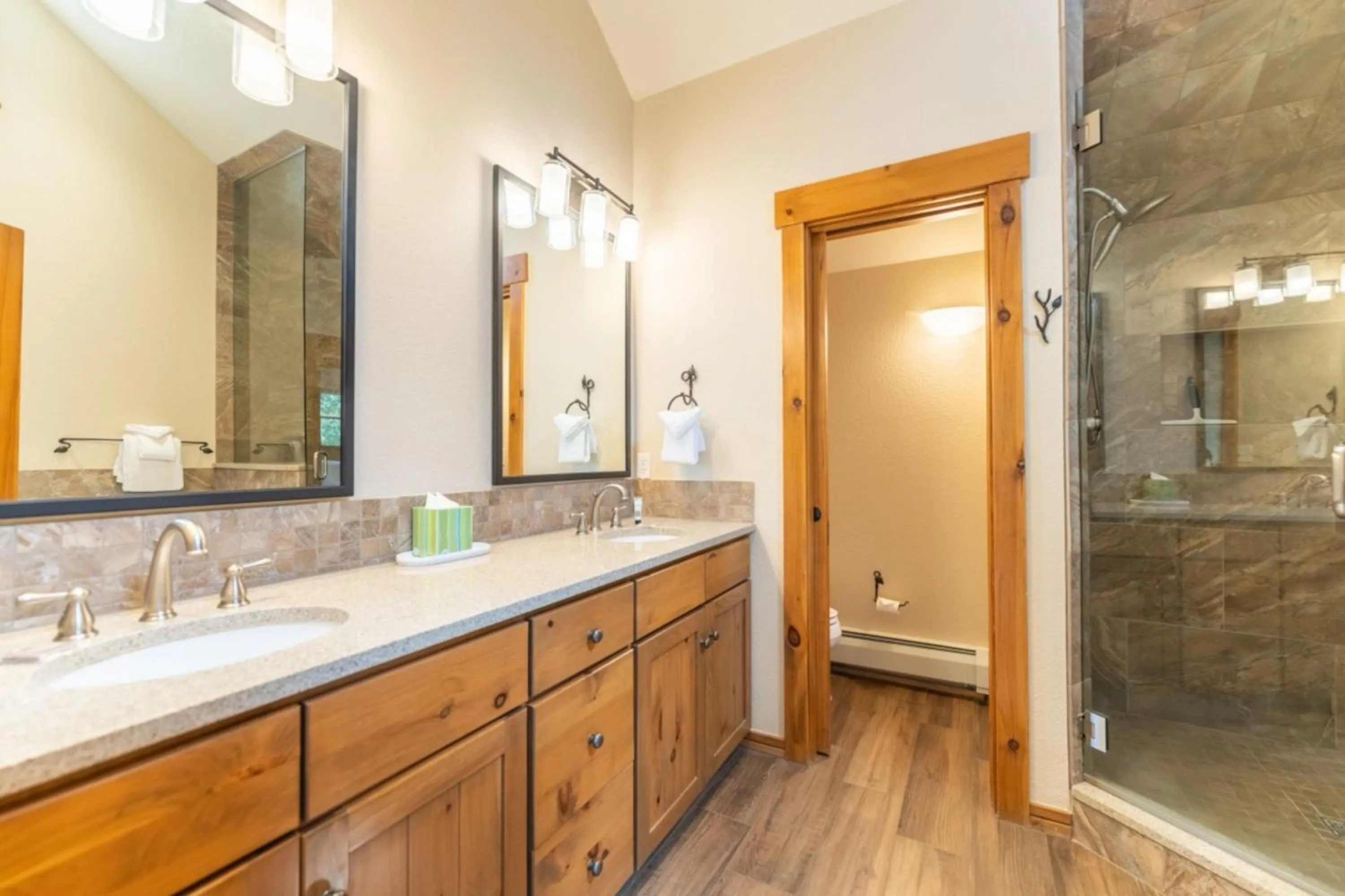 Bathroom in Ski Tip by Summit County Mountain Retreats