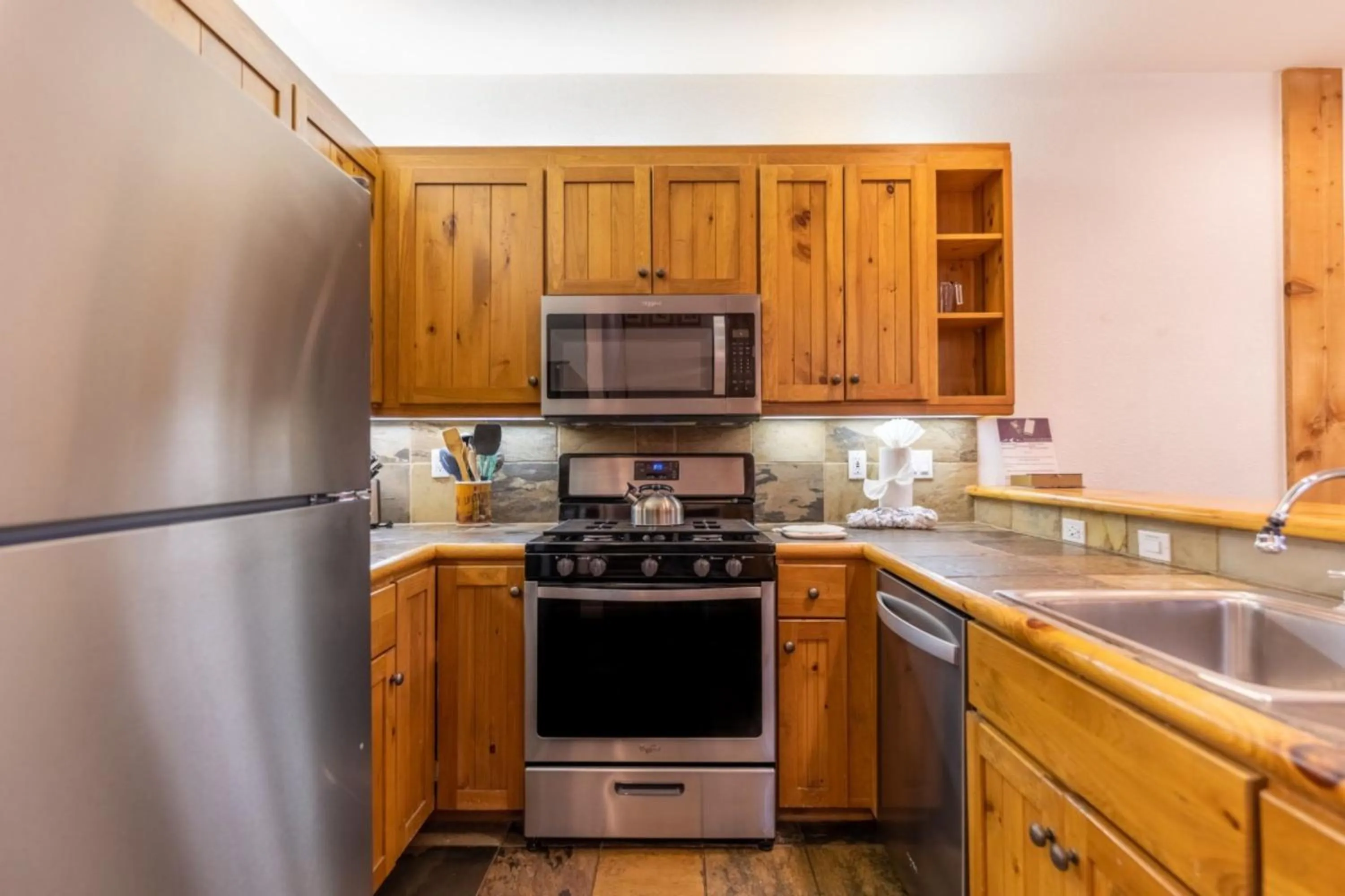Kitchen or kitchenette in Ski Tip by Summit County Mountain Retreats