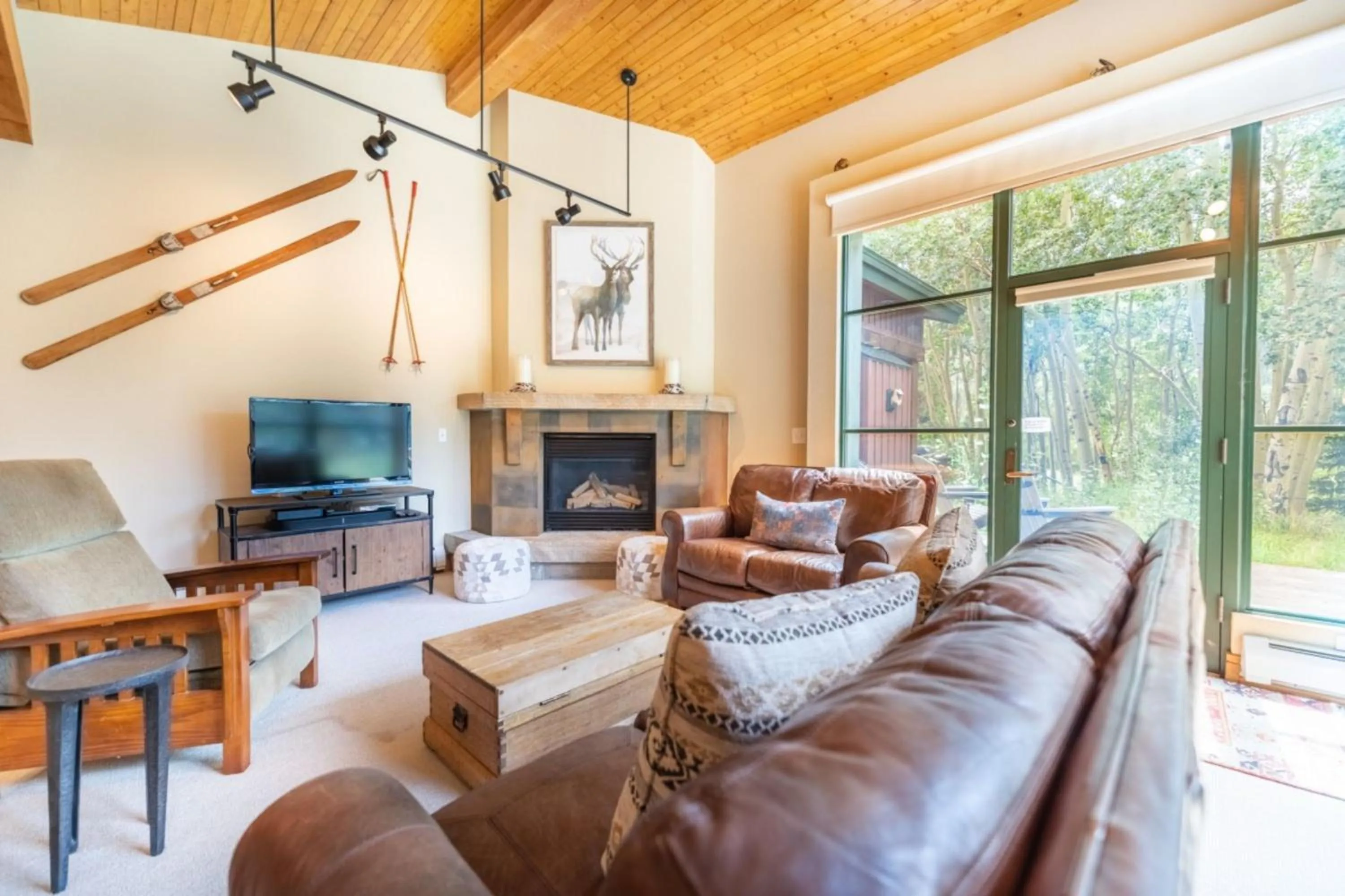 Living room in Ski Tip by Summit County Mountain Retreats