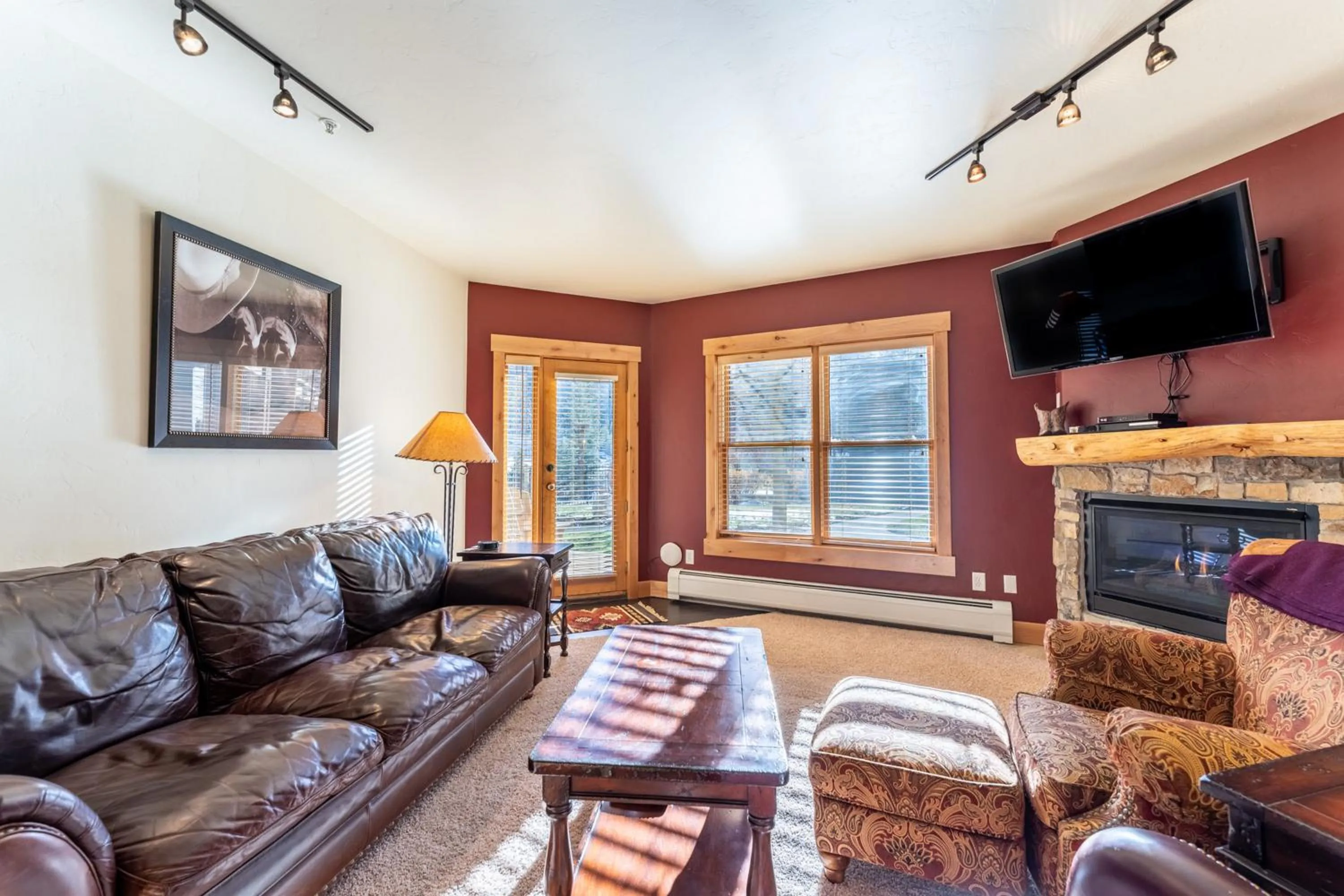 TV and multimedia in Tenderfoot Lodge by Summit County Mountain Retreats