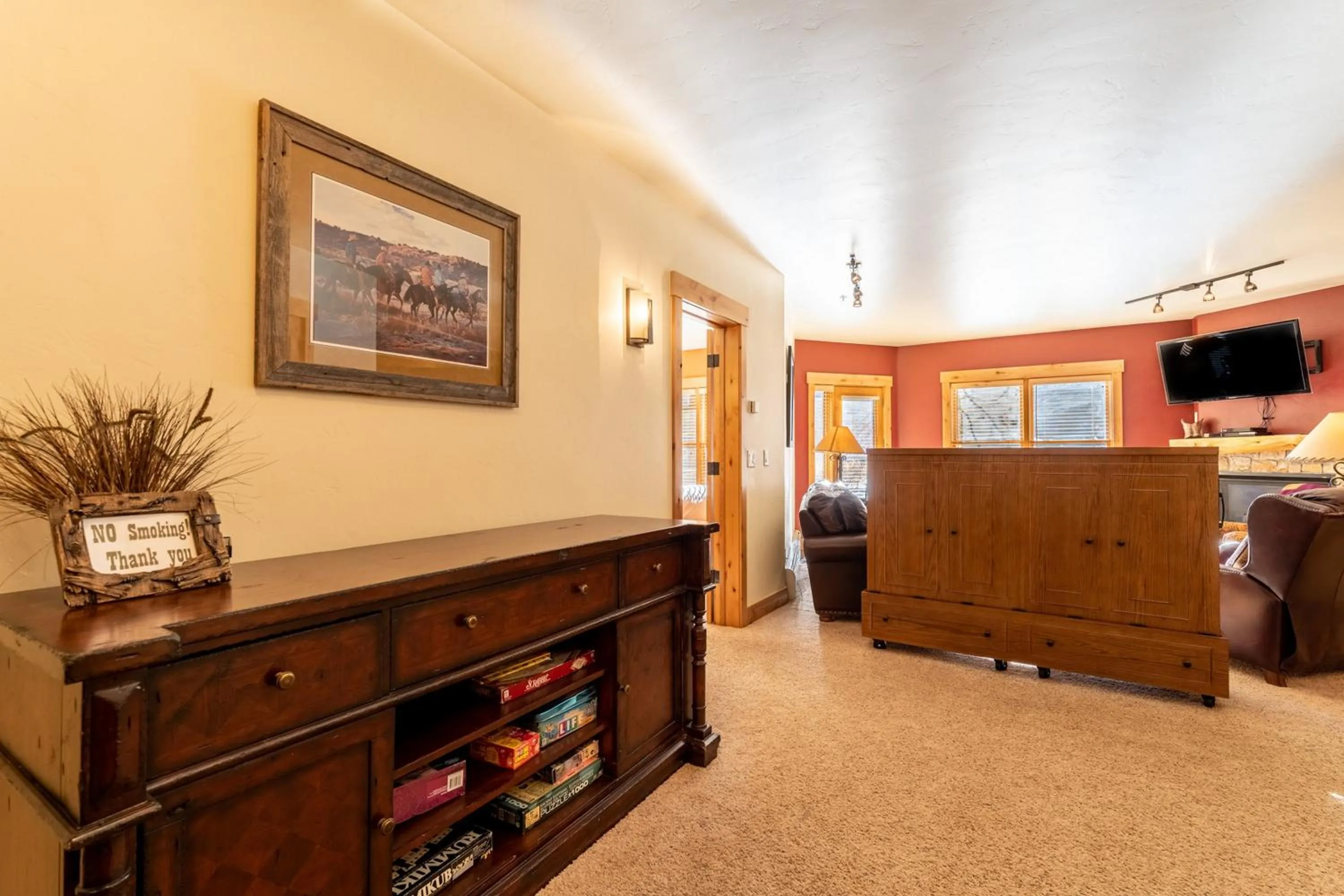 hair dresser in Tenderfoot Lodge by Summit County Mountain Retreats