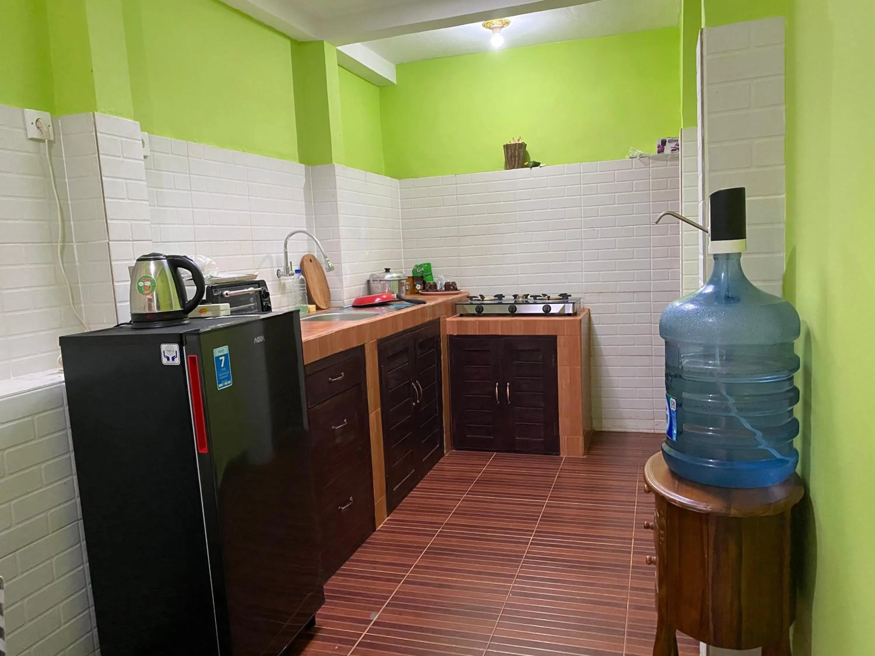 Kitchen or kitchenette in Villa Melanting