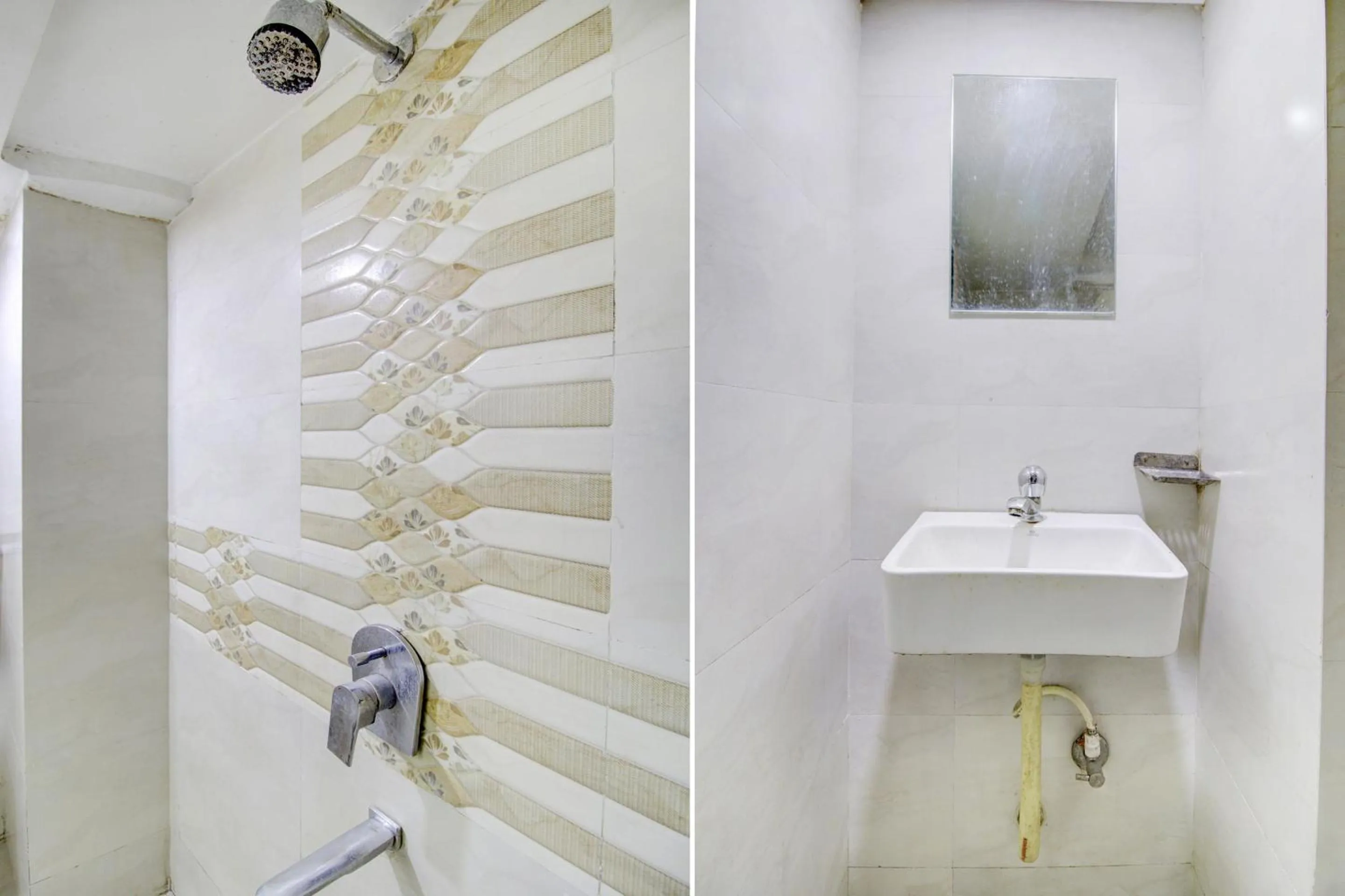 Bathroom in Hotel O Blue Light Near Gateway Of India Mumbai