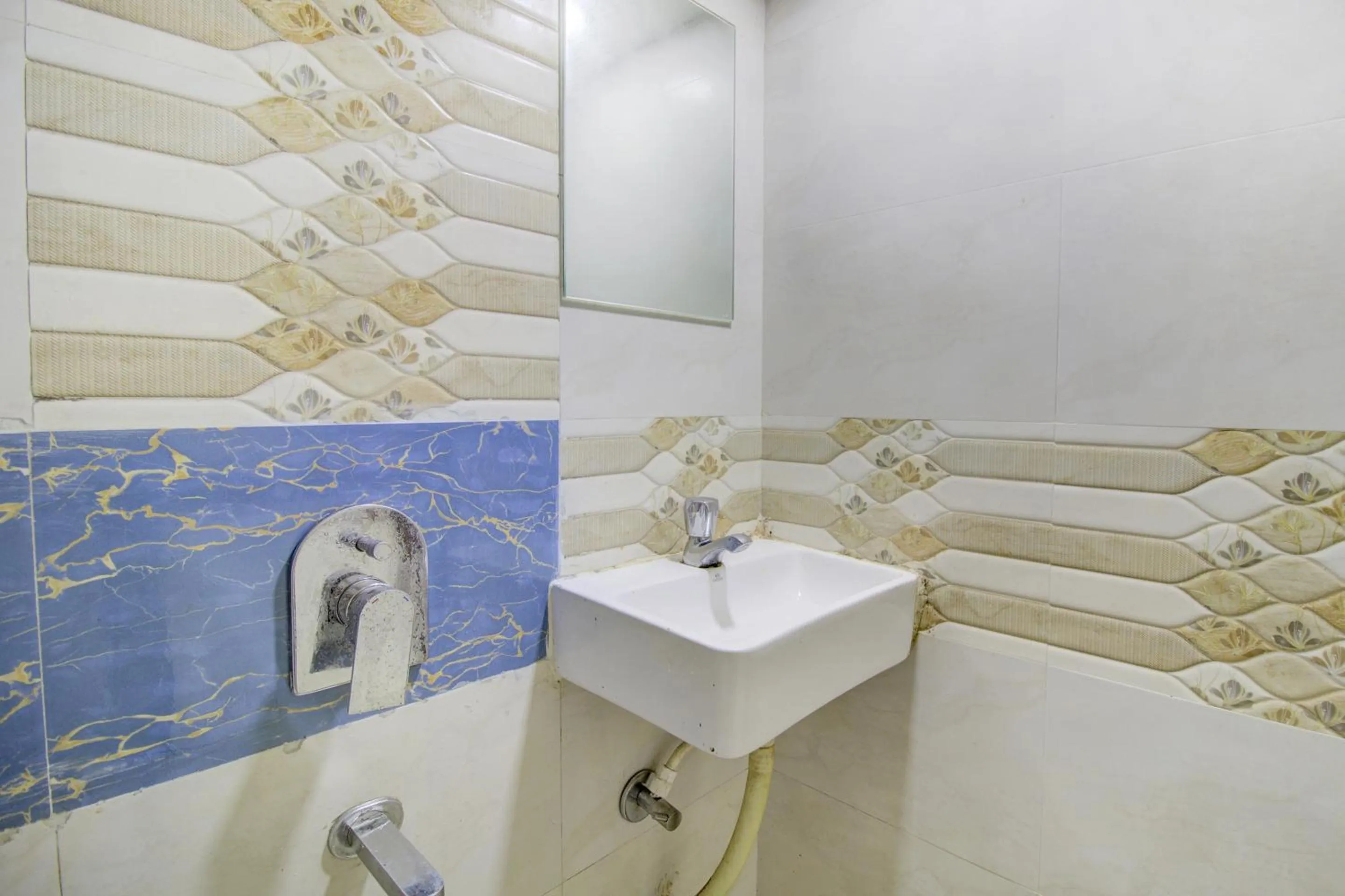 Bathroom in Hotel O Blue Light Near Gateway Of India Mumbai