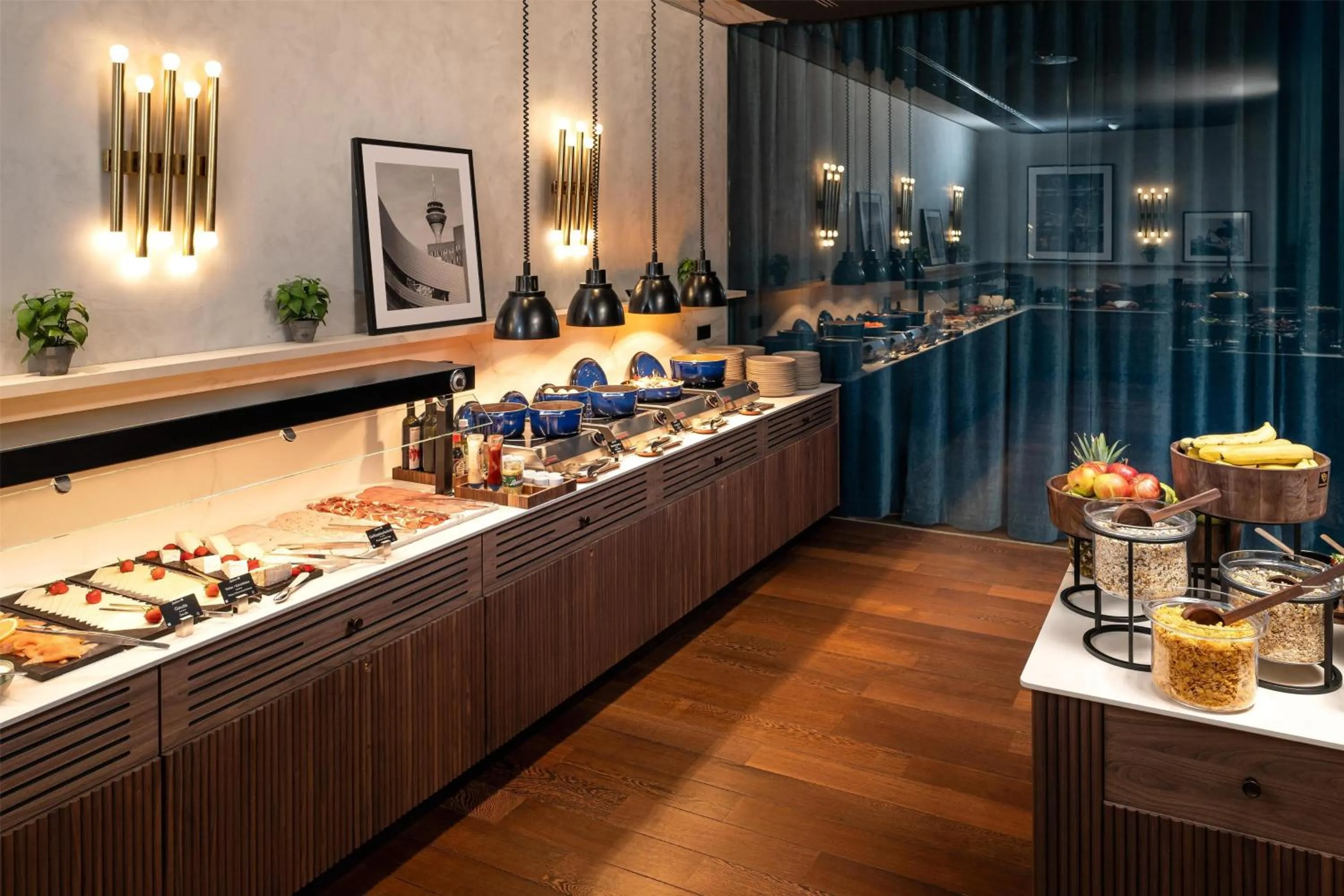 Breakfast in Radisson Blu Media Harbour Hotel, Düsseldorf