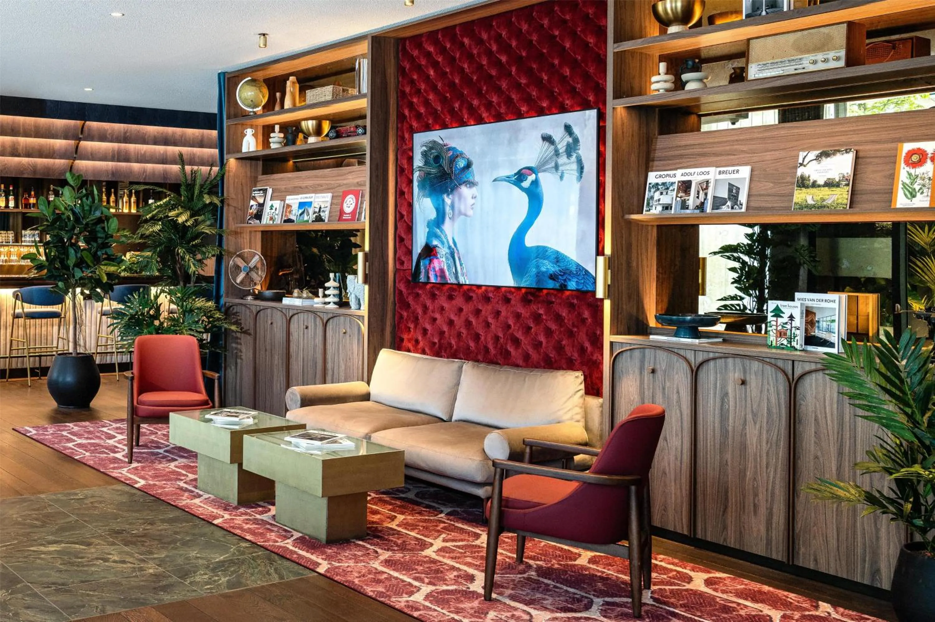 Lobby or reception in Radisson Blu Media Harbour Hotel, Düsseldorf