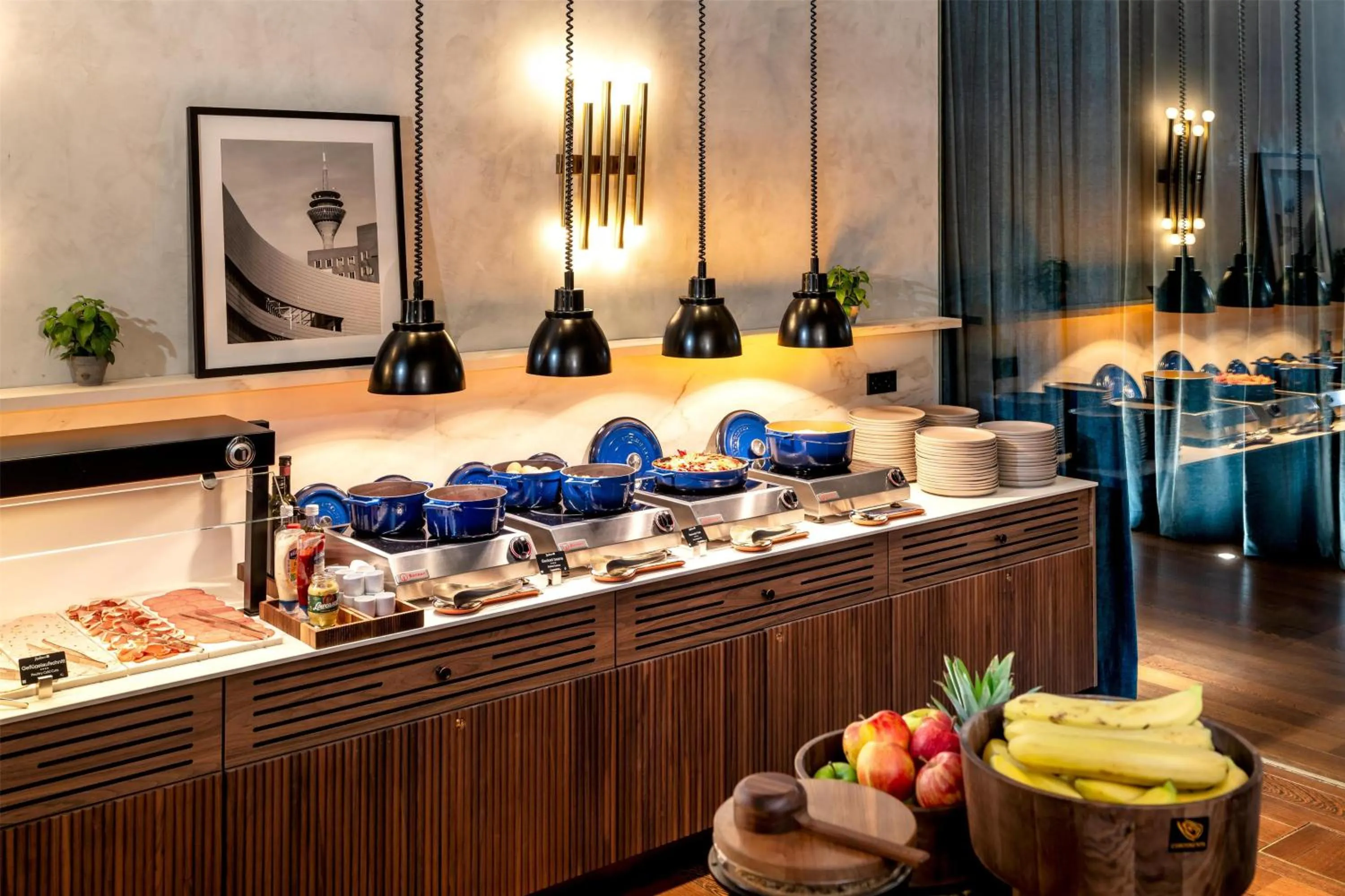 Breakfast in Radisson Blu Media Harbour Hotel, Düsseldorf