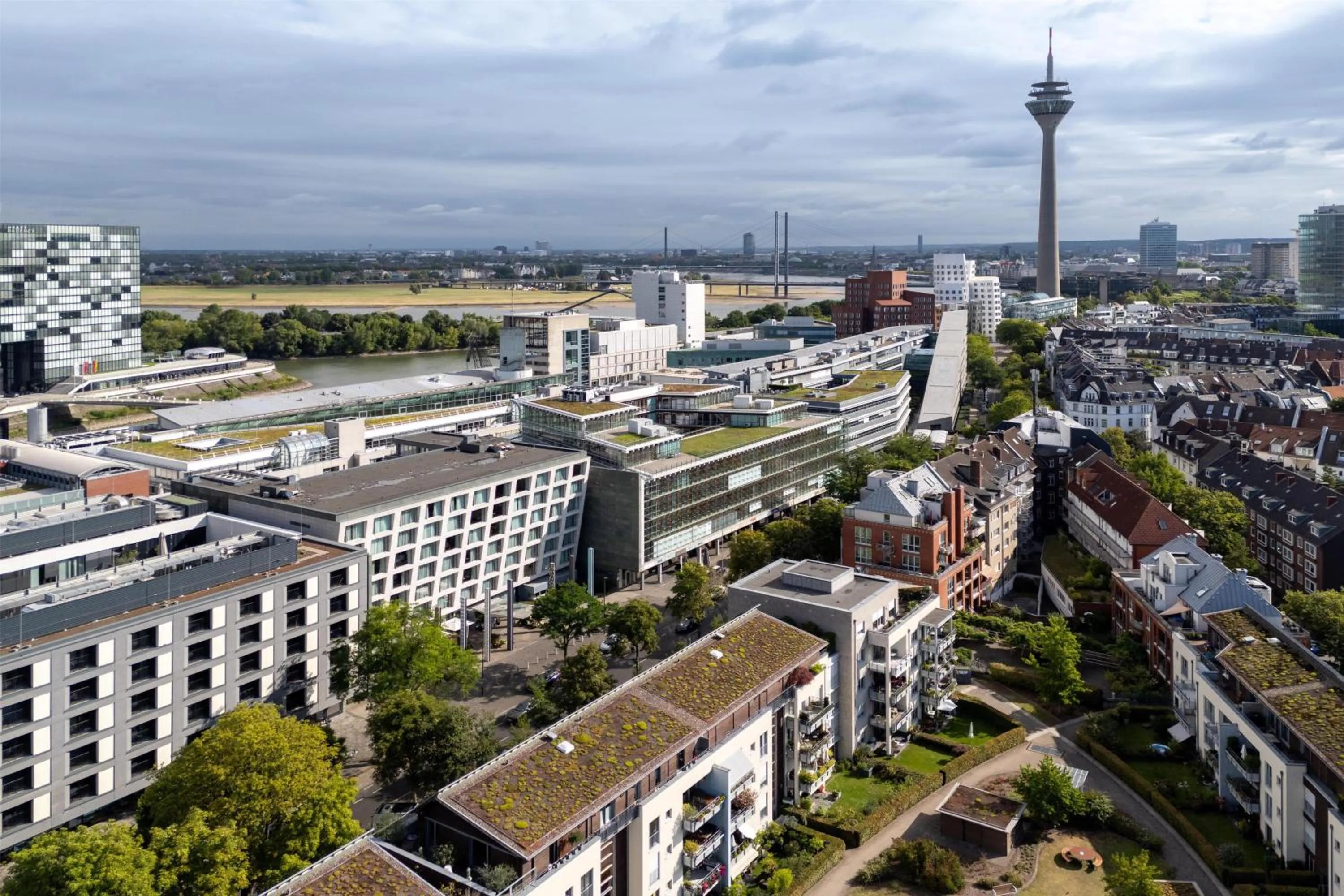 Property building in Radisson Blu Media Harbour Hotel, Düsseldorf